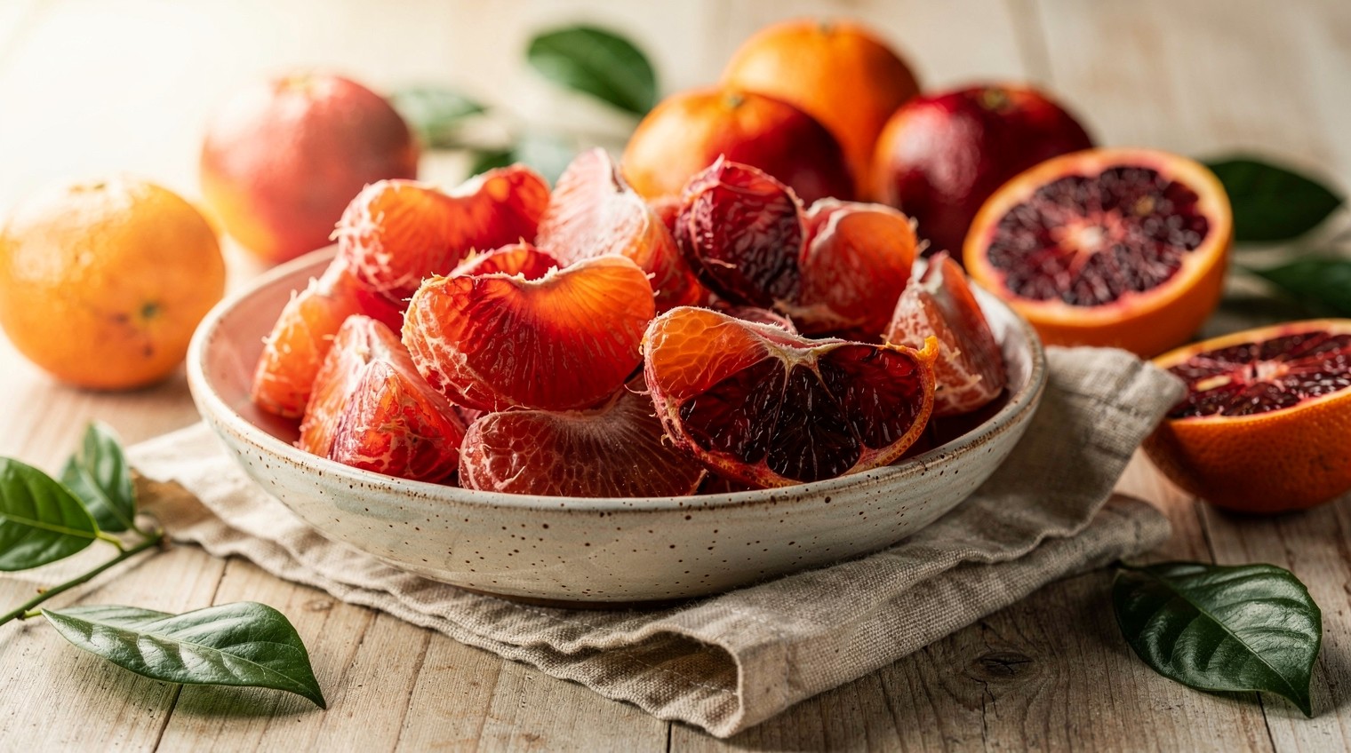 Citrusy Delight: Fresh Blood Oranges and Mandarins
