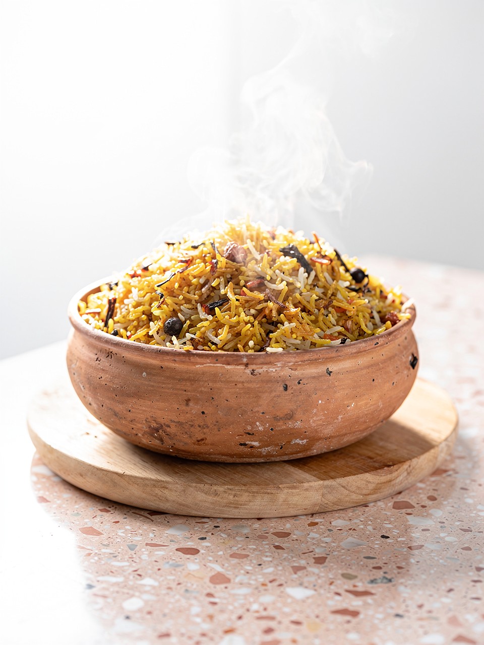 Delicious Aromatic Biryani in a Clay Pot