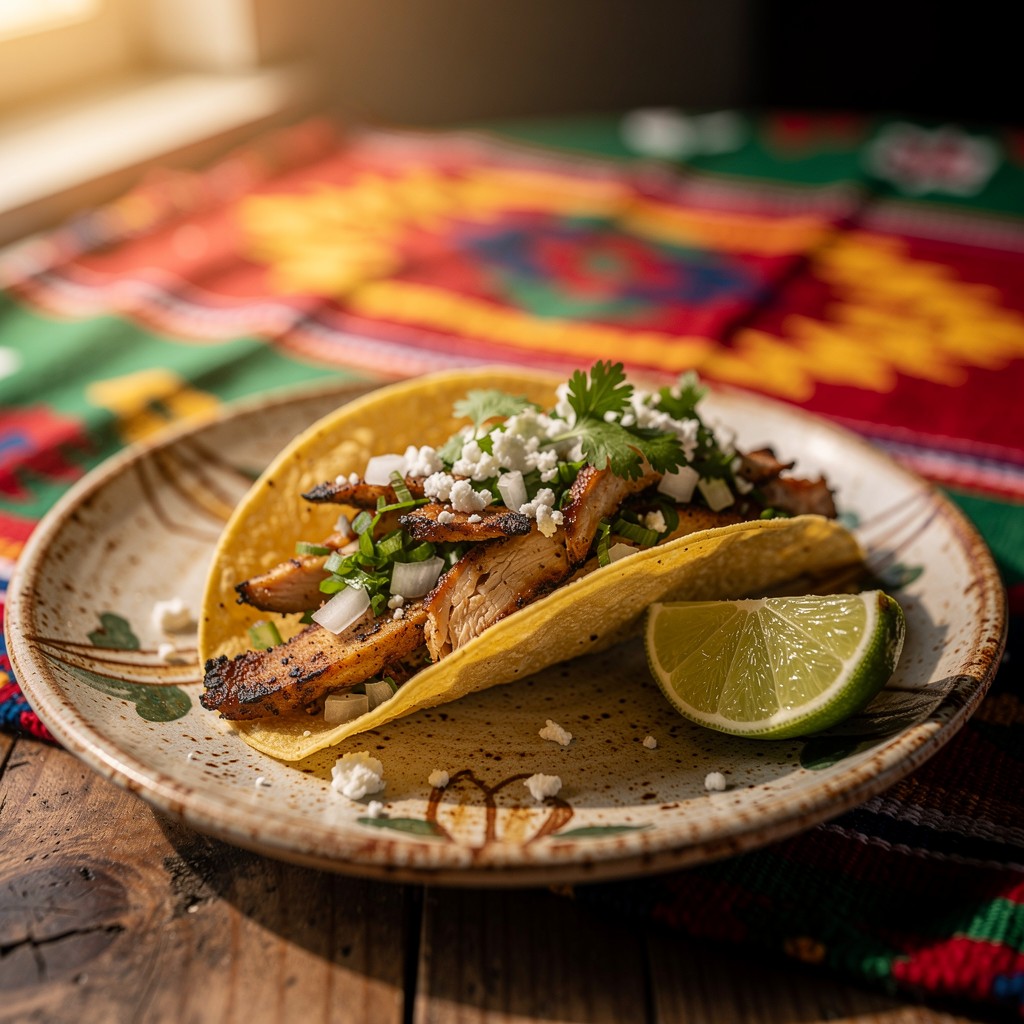 Delicious Grilled Chicken Tacos with Lime