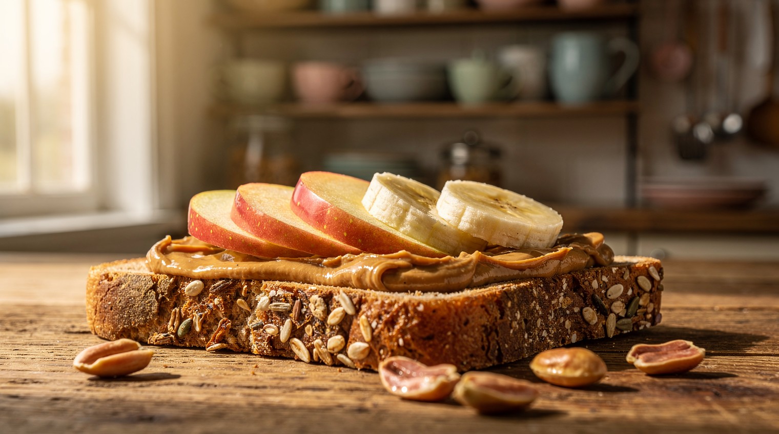 Delicious Peanut Butter Banana Toast Recipe