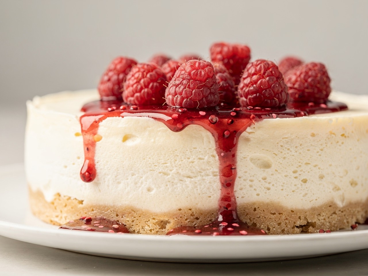 Delicious Raspberry Cheesecake Delight