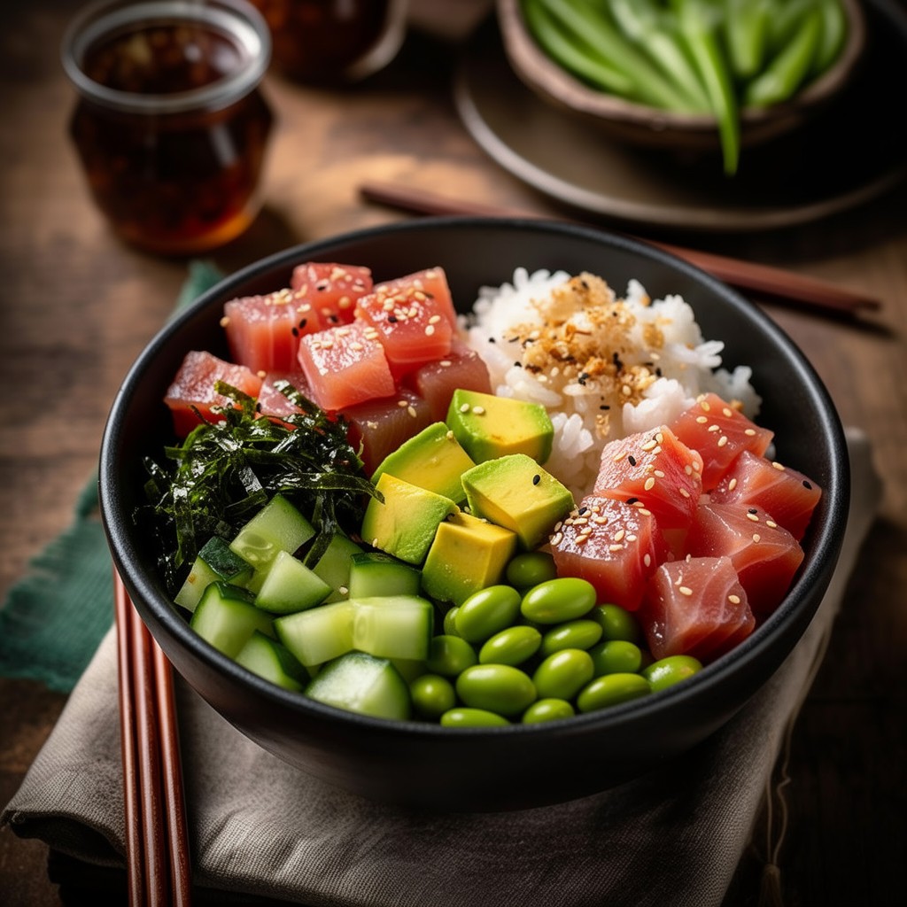 美味金枪鱼波凯碗食谱