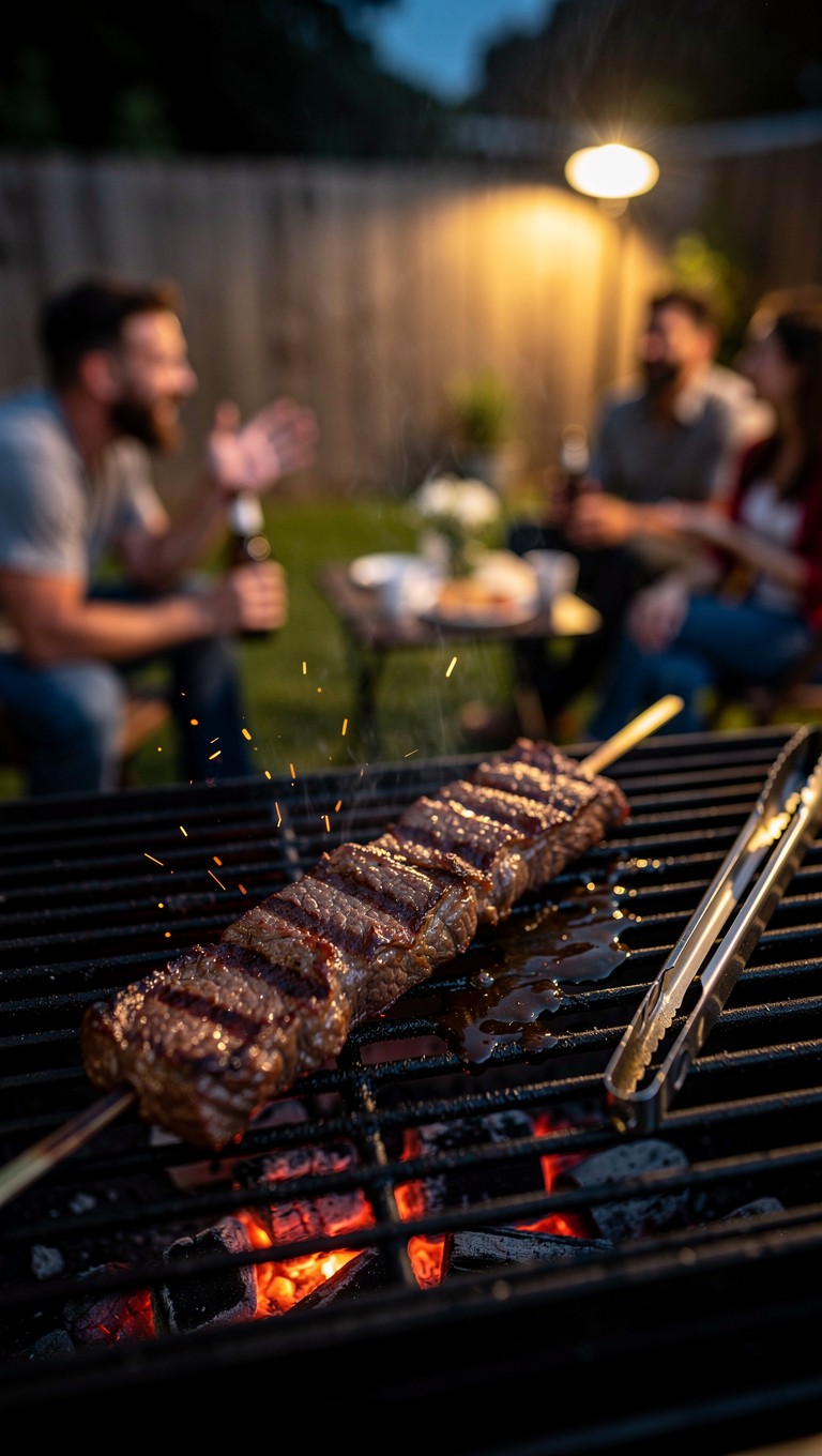 Brochetas de Res a la Parrilla Perfectas para una Barbacoa de Verano