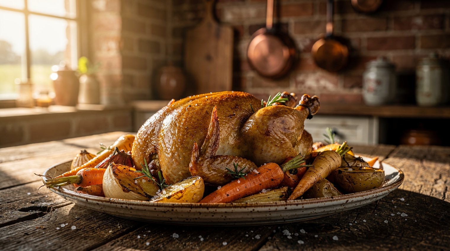Roasted Chicken with Seasonal Vegetables