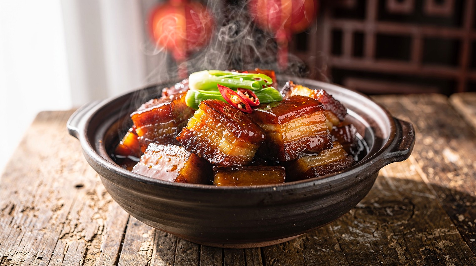 香浓香草红烧五花肉