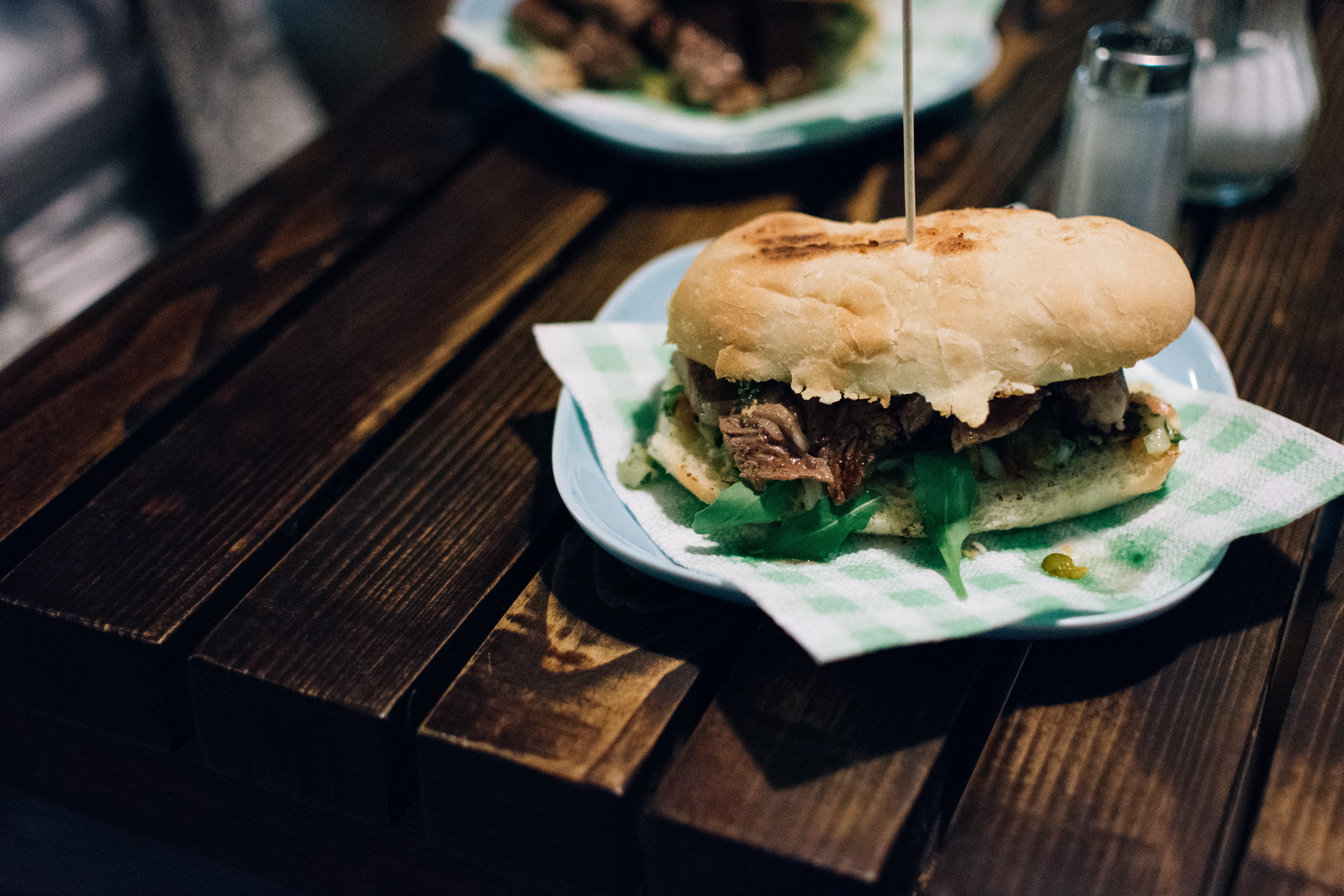 Argentinian beef steak sandwich