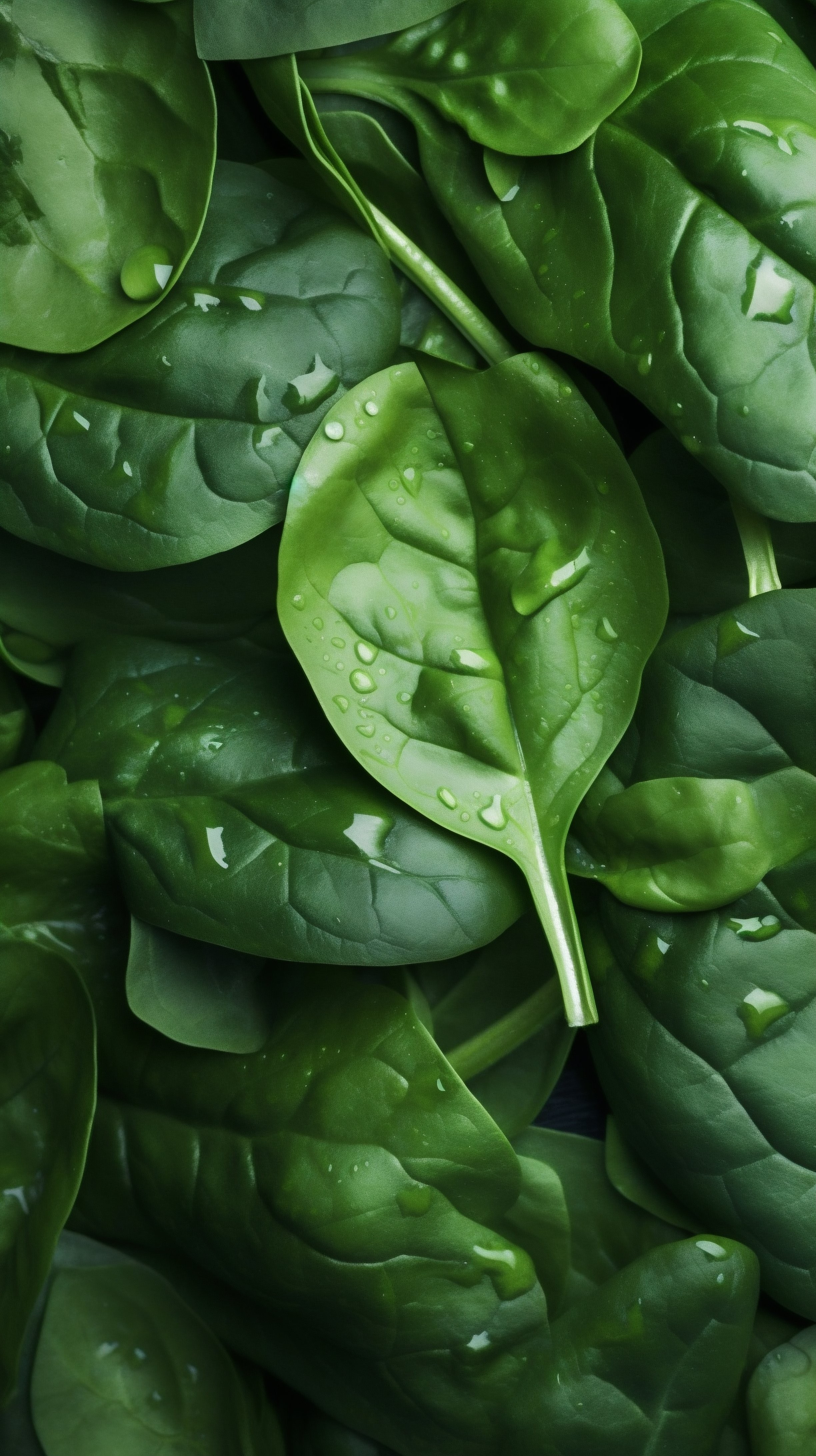 Spinach leaves