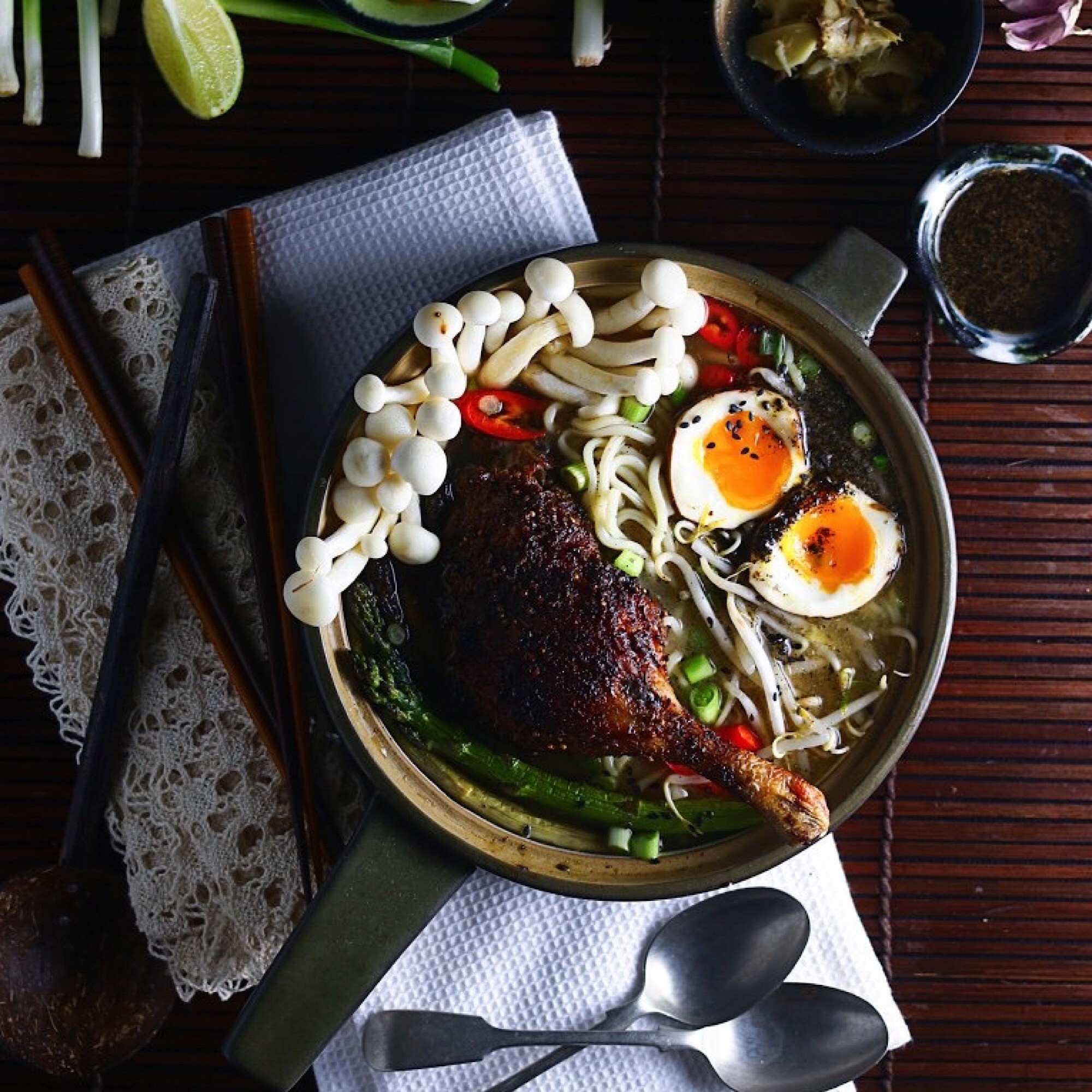 バーベキュー焼き鴨ラーメン