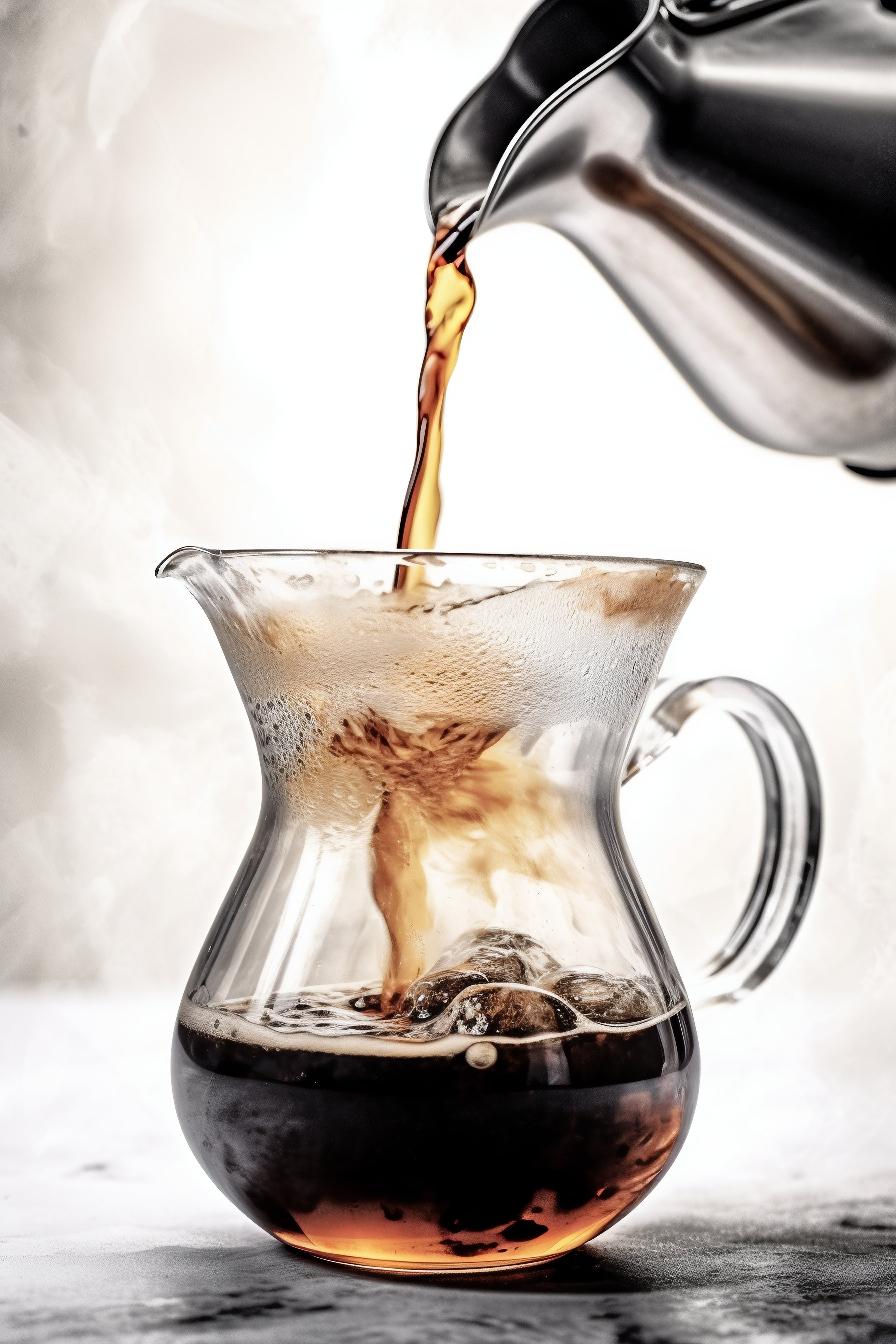 Café negro con hielo
