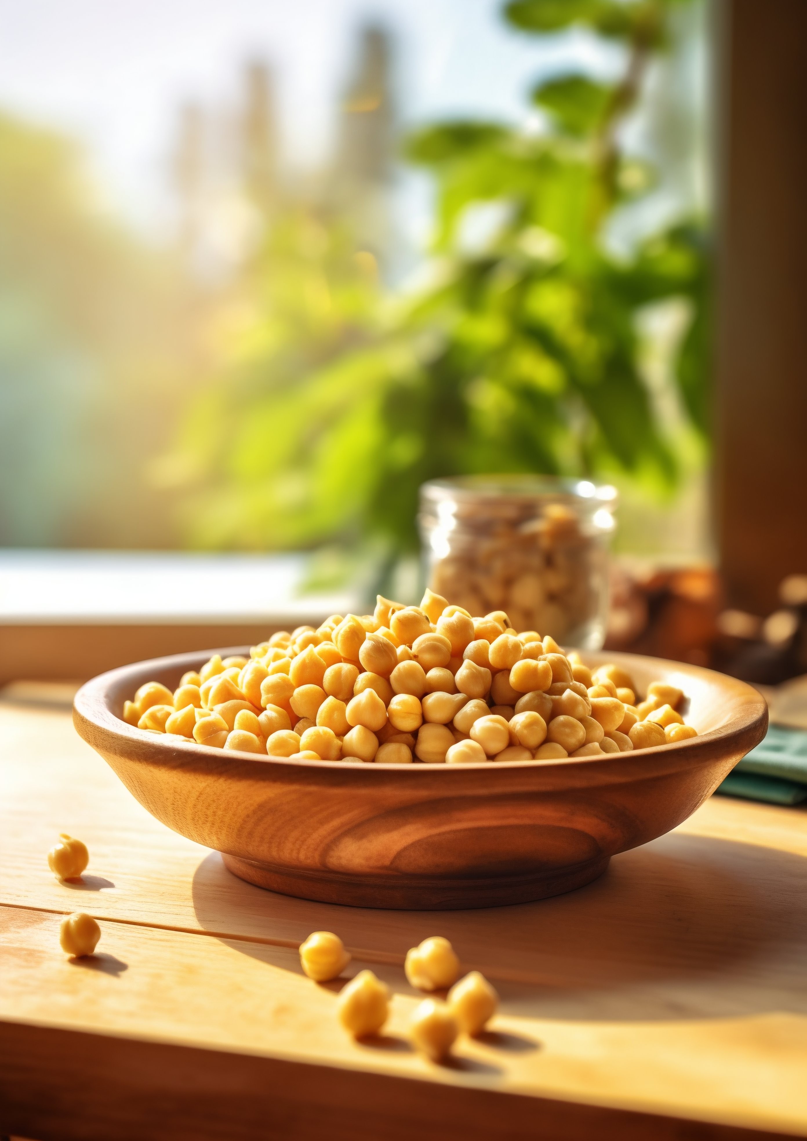 Chickpeas in bowl