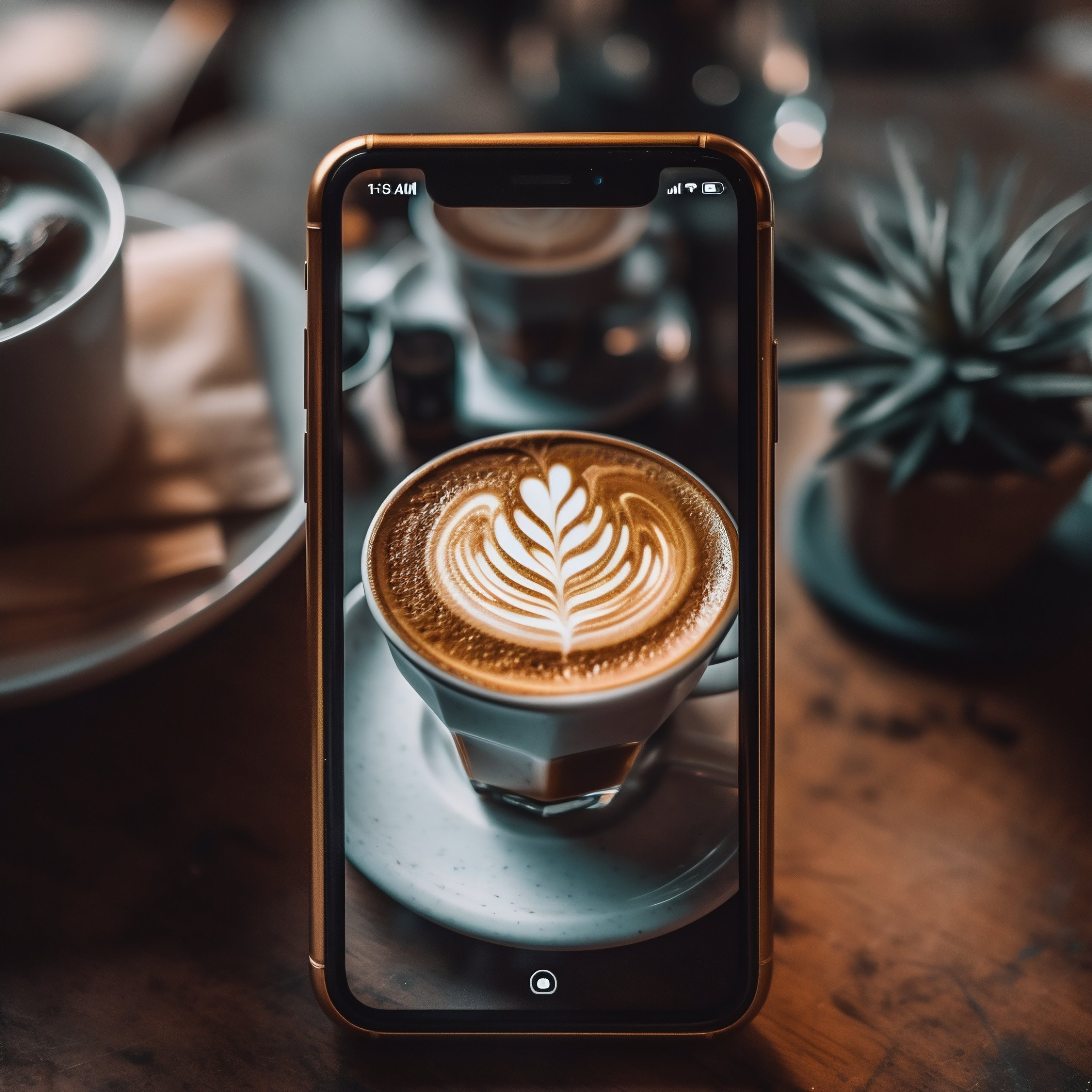 Foto móvel de café