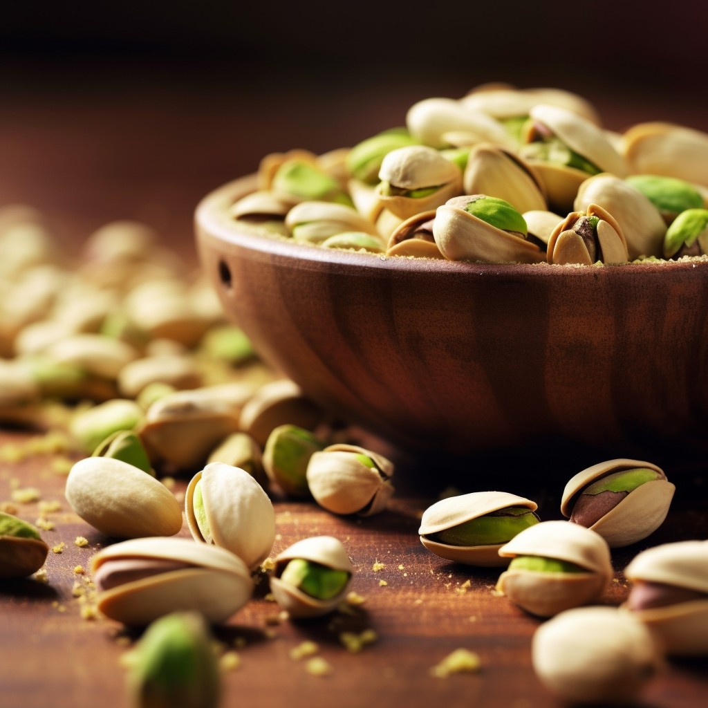 Delicious Bowl of Pistachios for Snacking