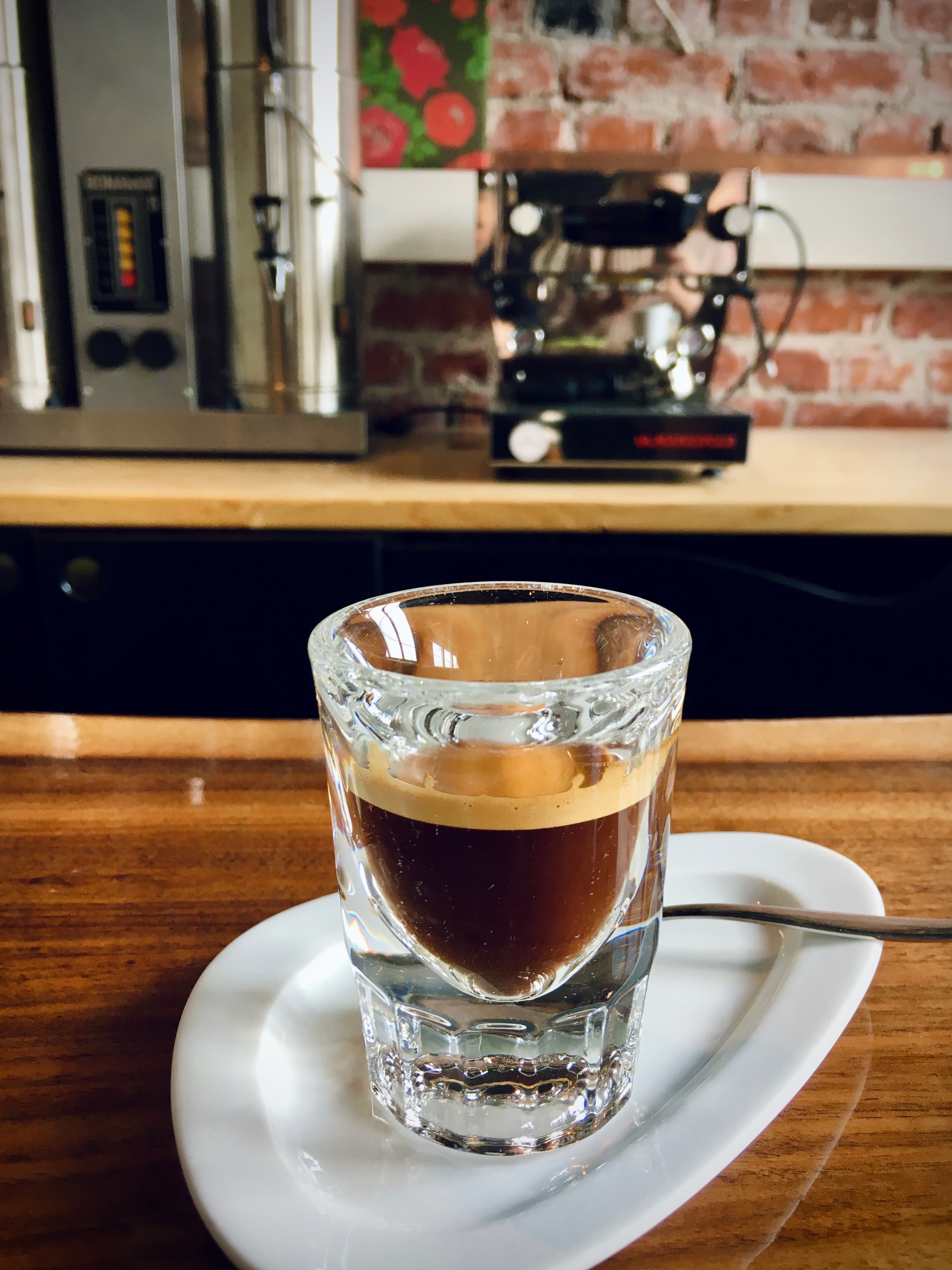 Espresso en cafetería