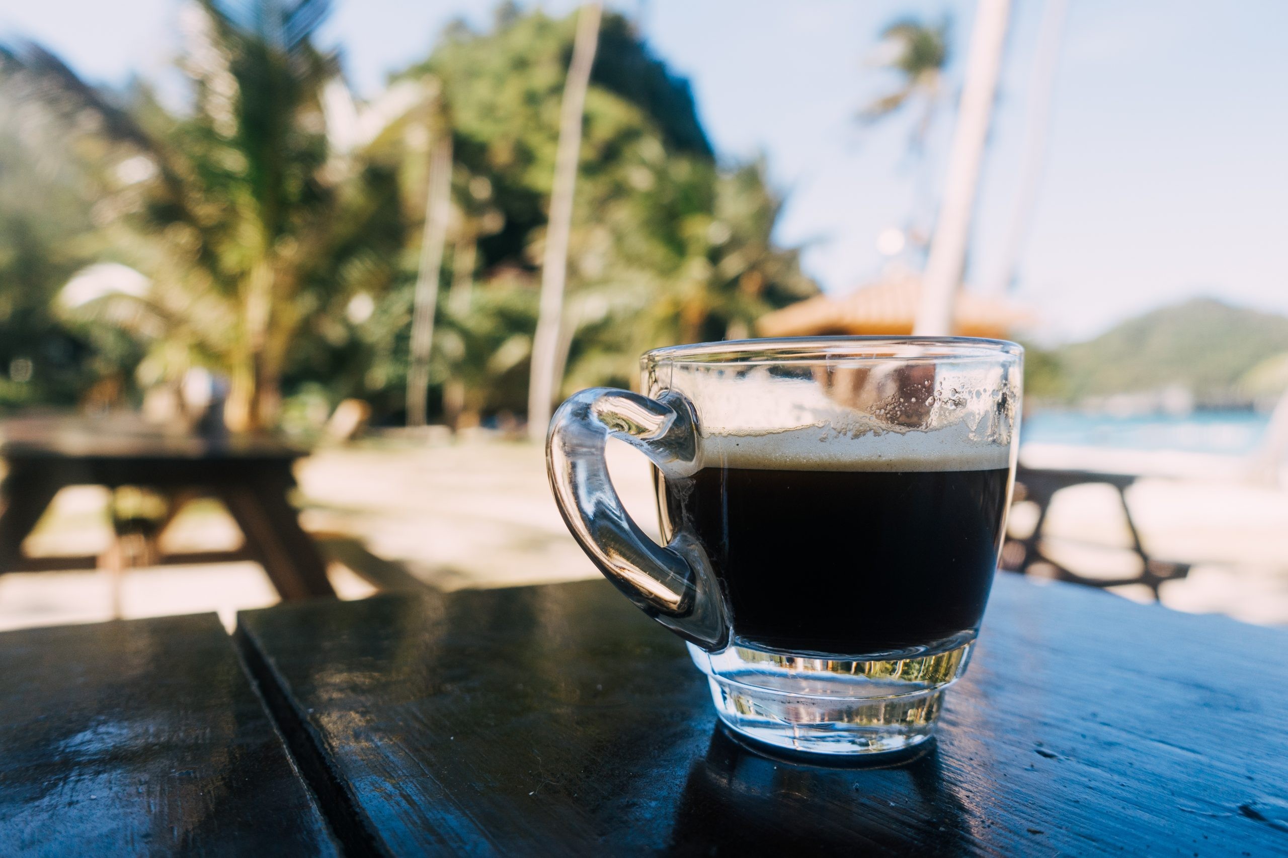 Espresso en el paraíso tailandés