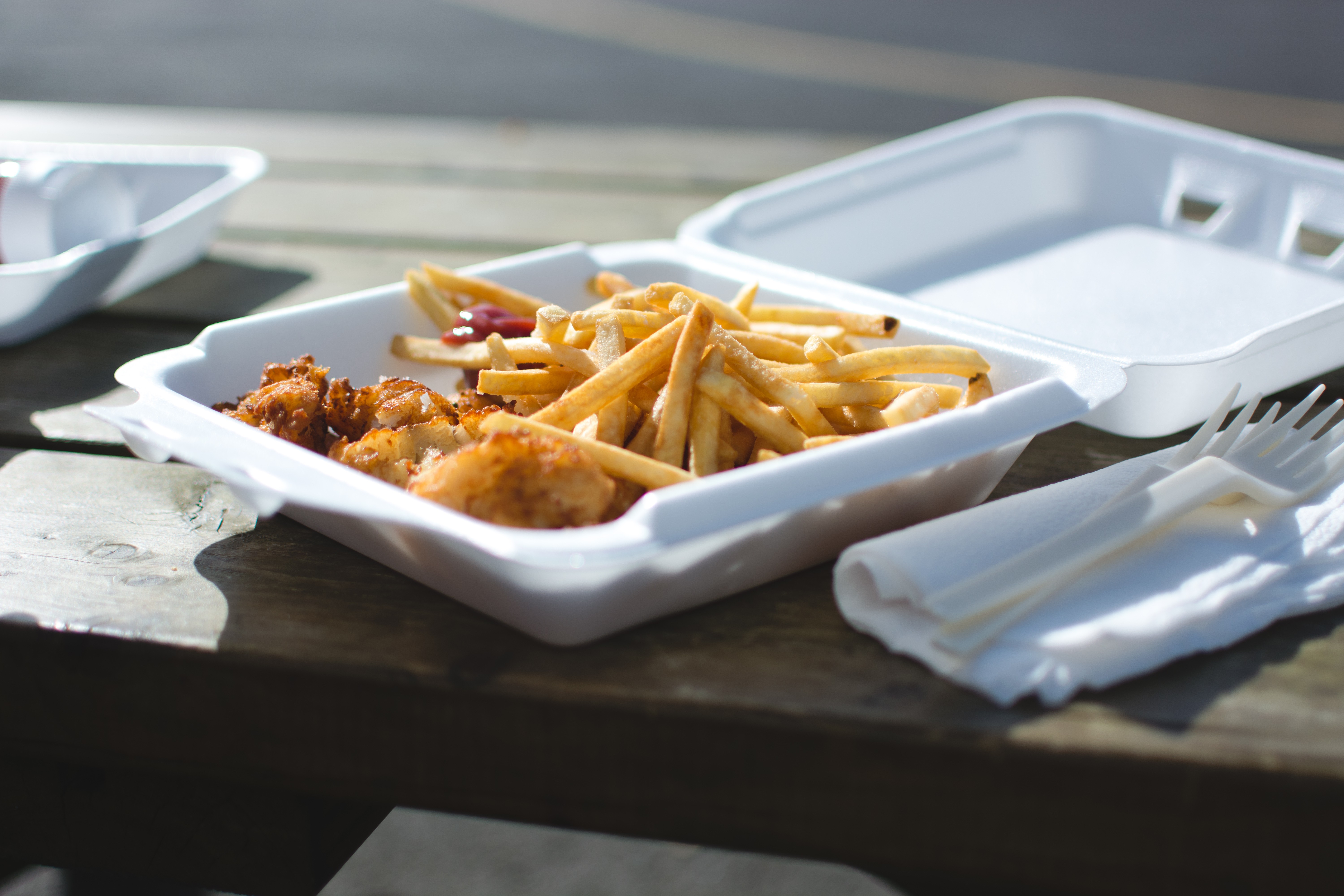 Fish and chips takeaway in Húsavík