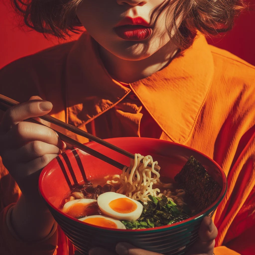 Flavorful Ramen Noodles with Soft Boiled Eggs