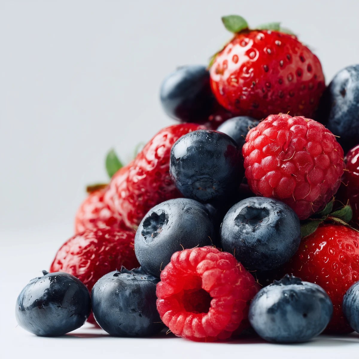 Mezcla Fresca de Berries: Fresas, Frambuesas y Arándanos