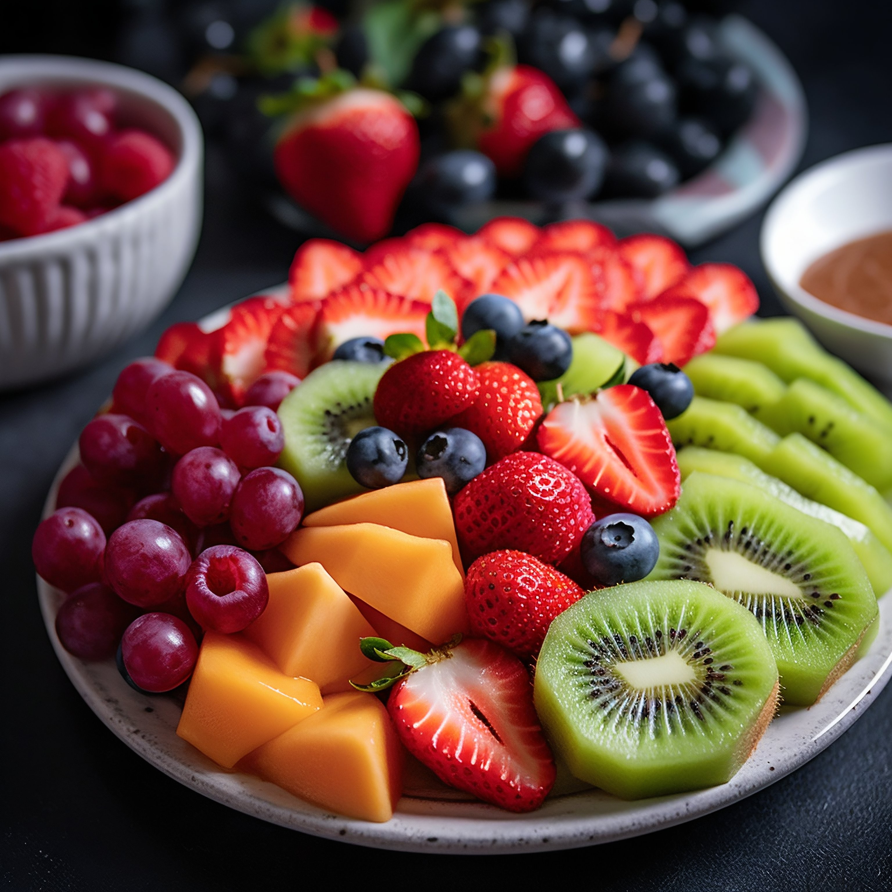 Fresh fruit platter