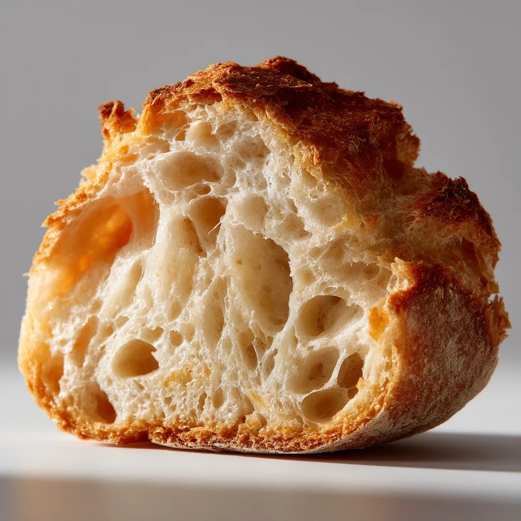 Freshly Baked Artisan Bread Slice