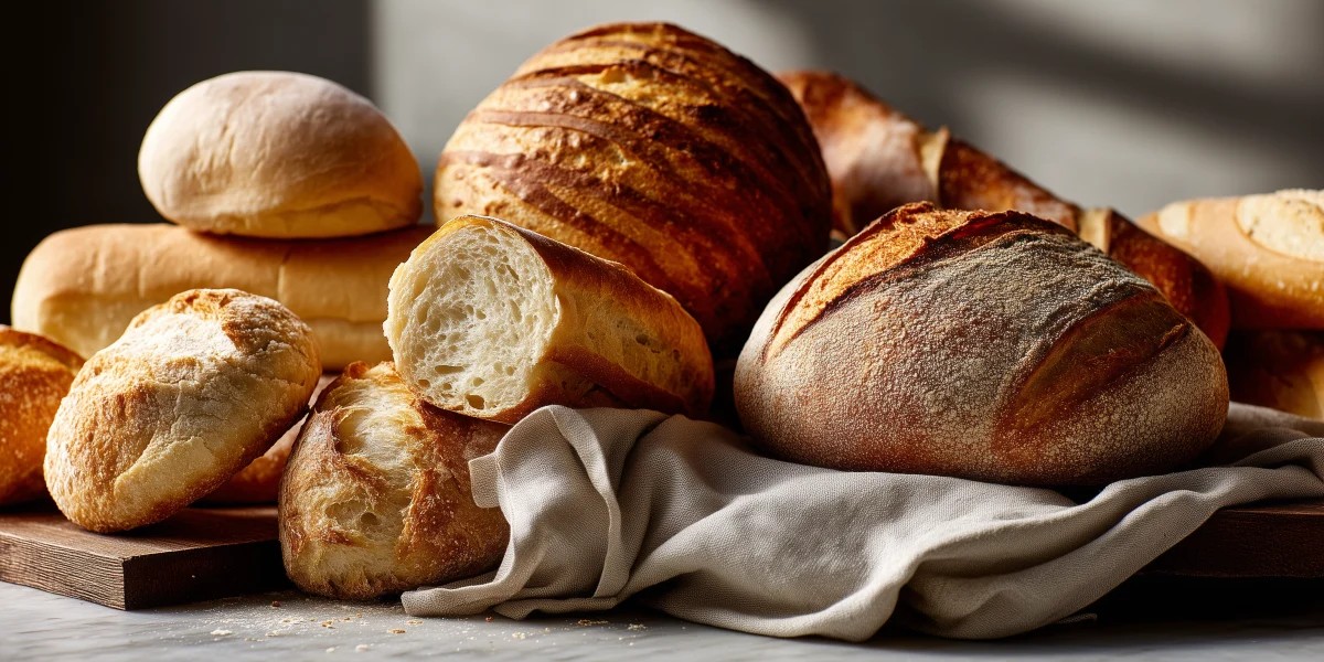 Freshly Baked Assortment of Artisan Breads