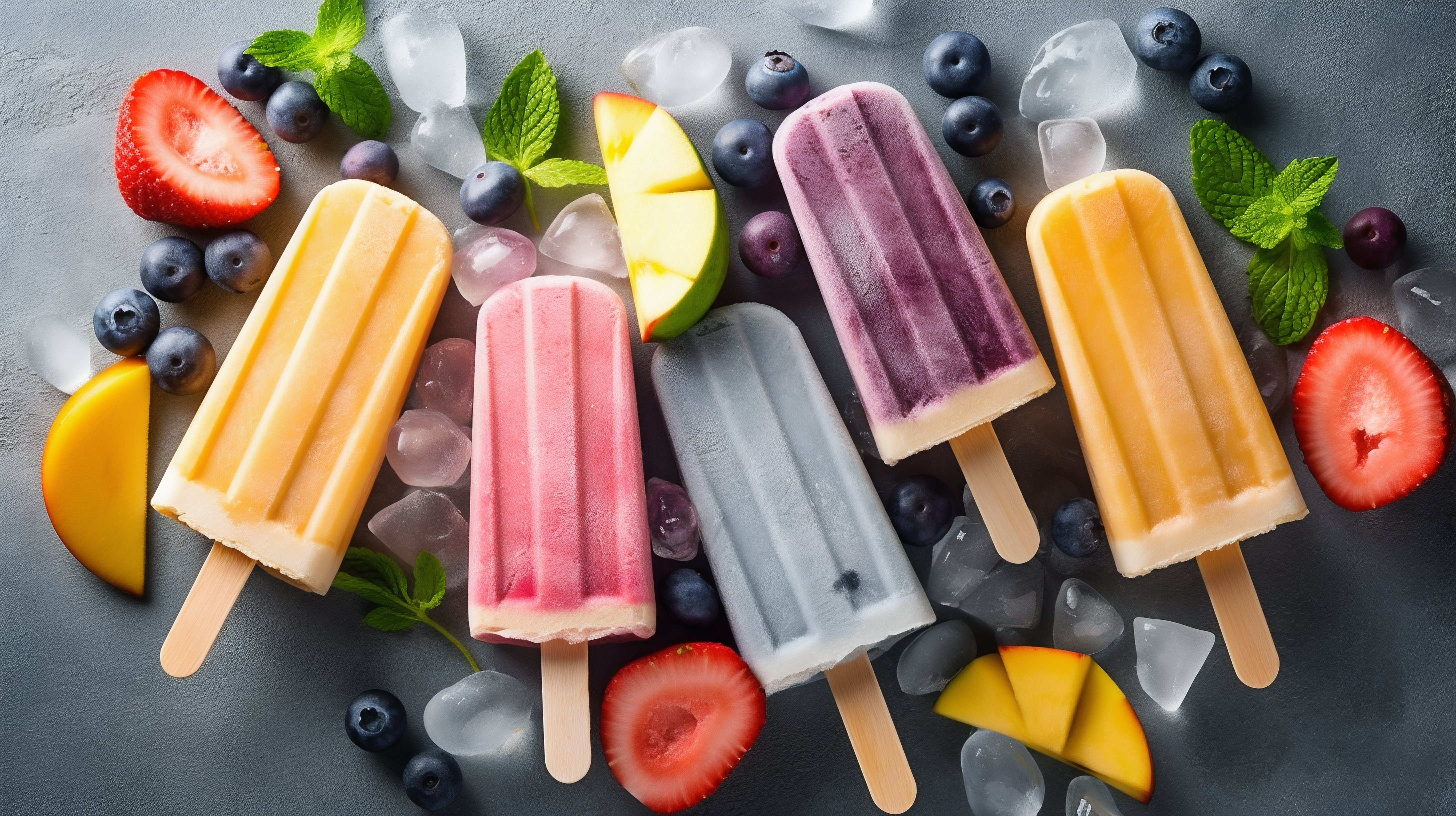 Picolés de Frutas