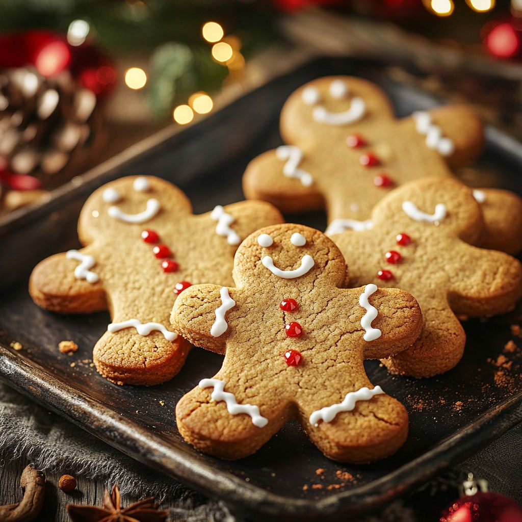 Gingerbread Men Cookies for Festive Celebrations