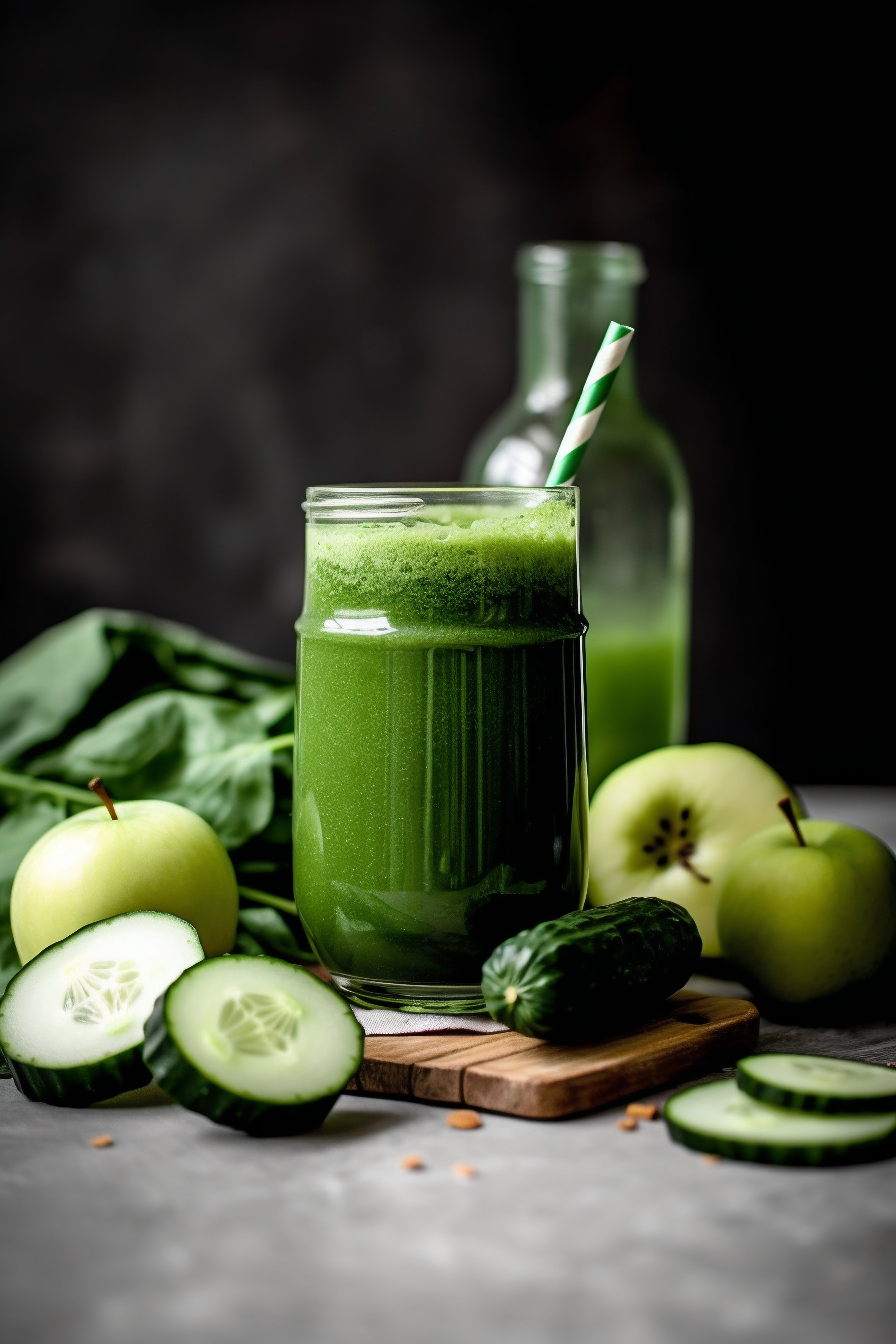 Green smoothie cucumber