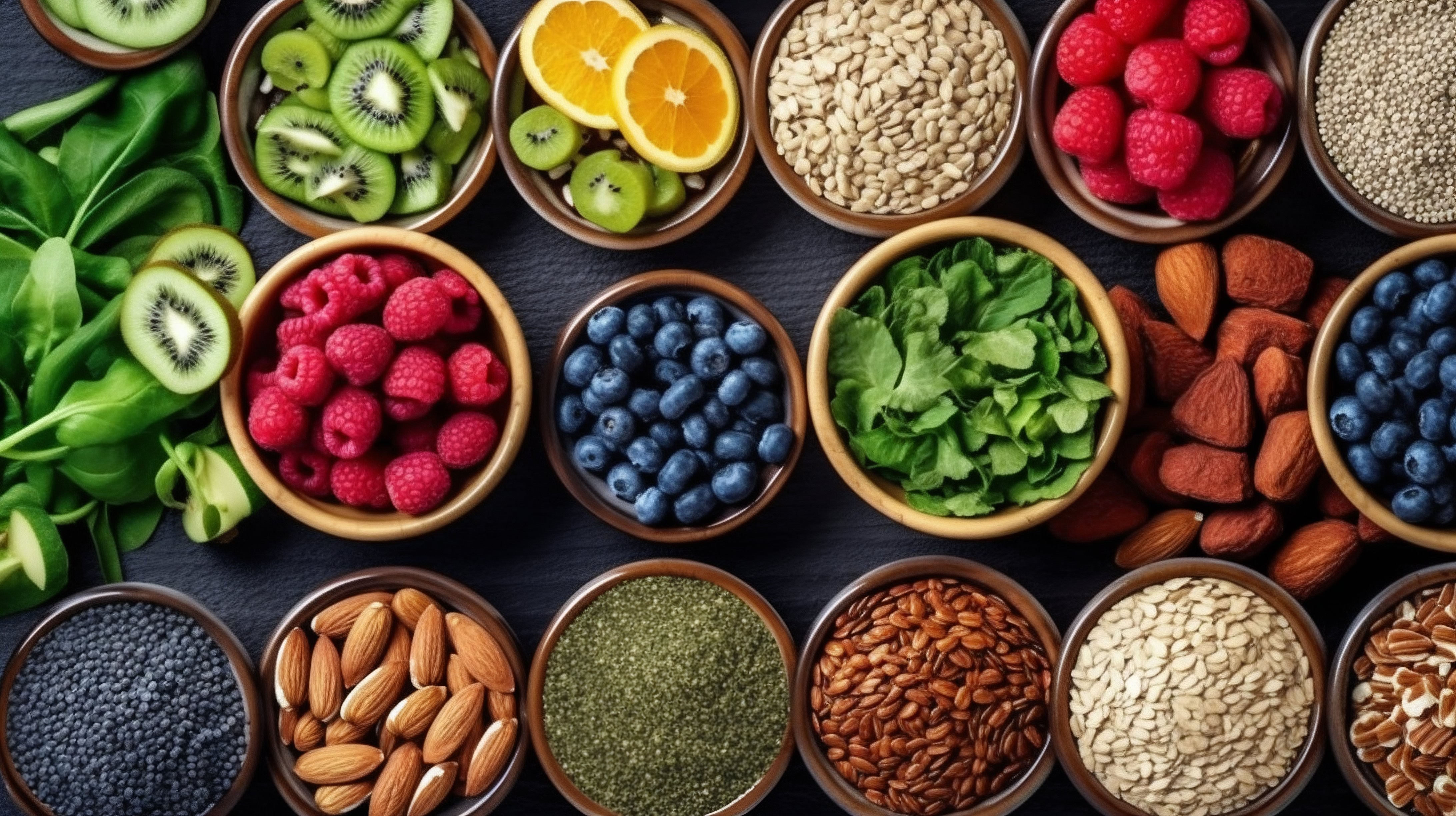 Seleção de alimentos saudáveis