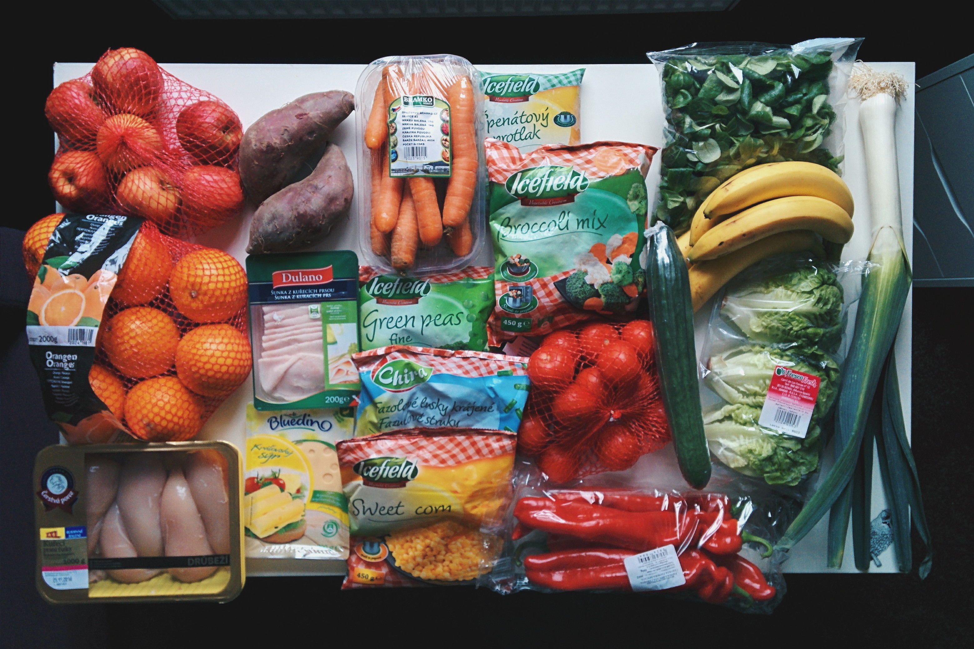 Healthy grocery full of vegetables