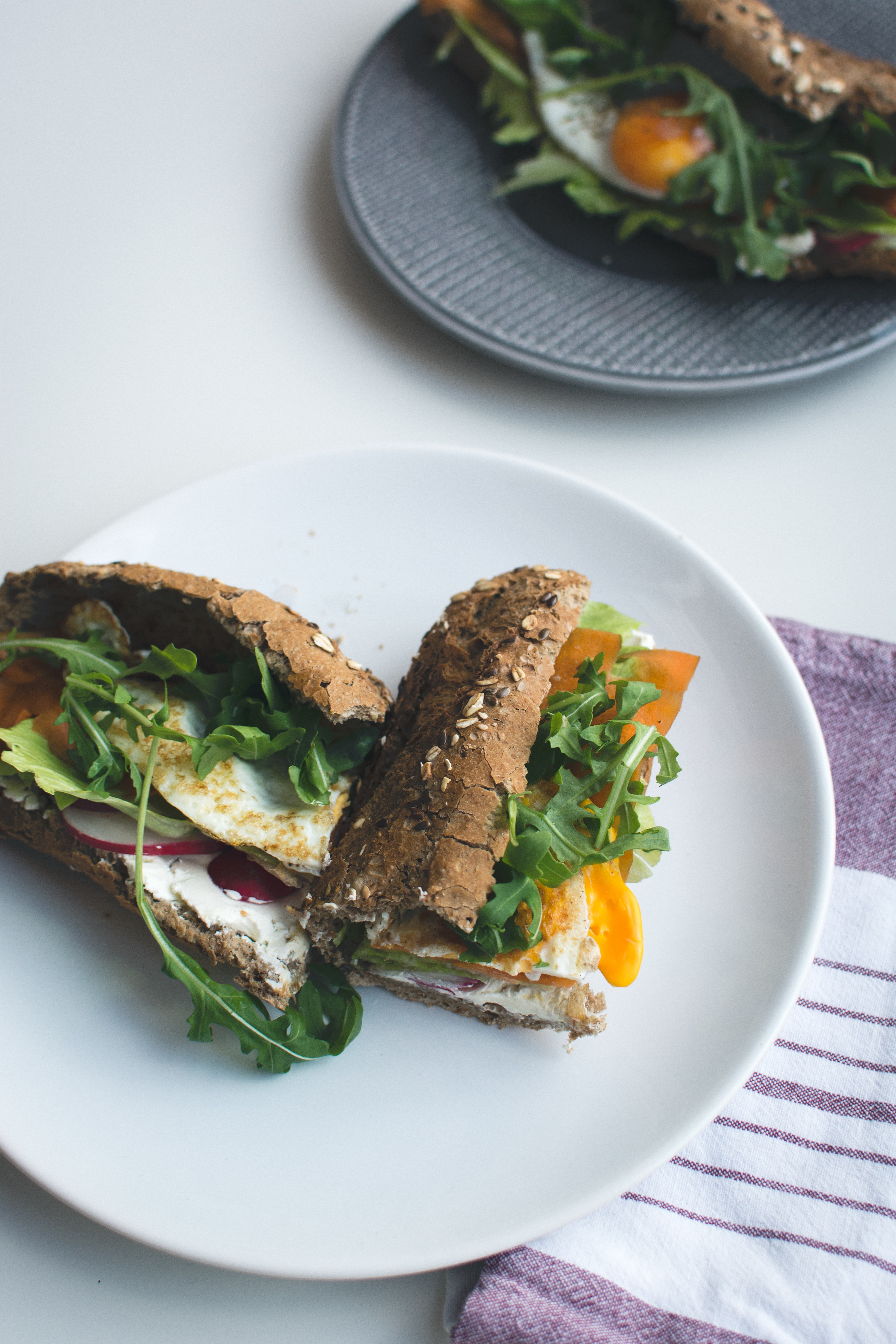 Baguette casera saludable