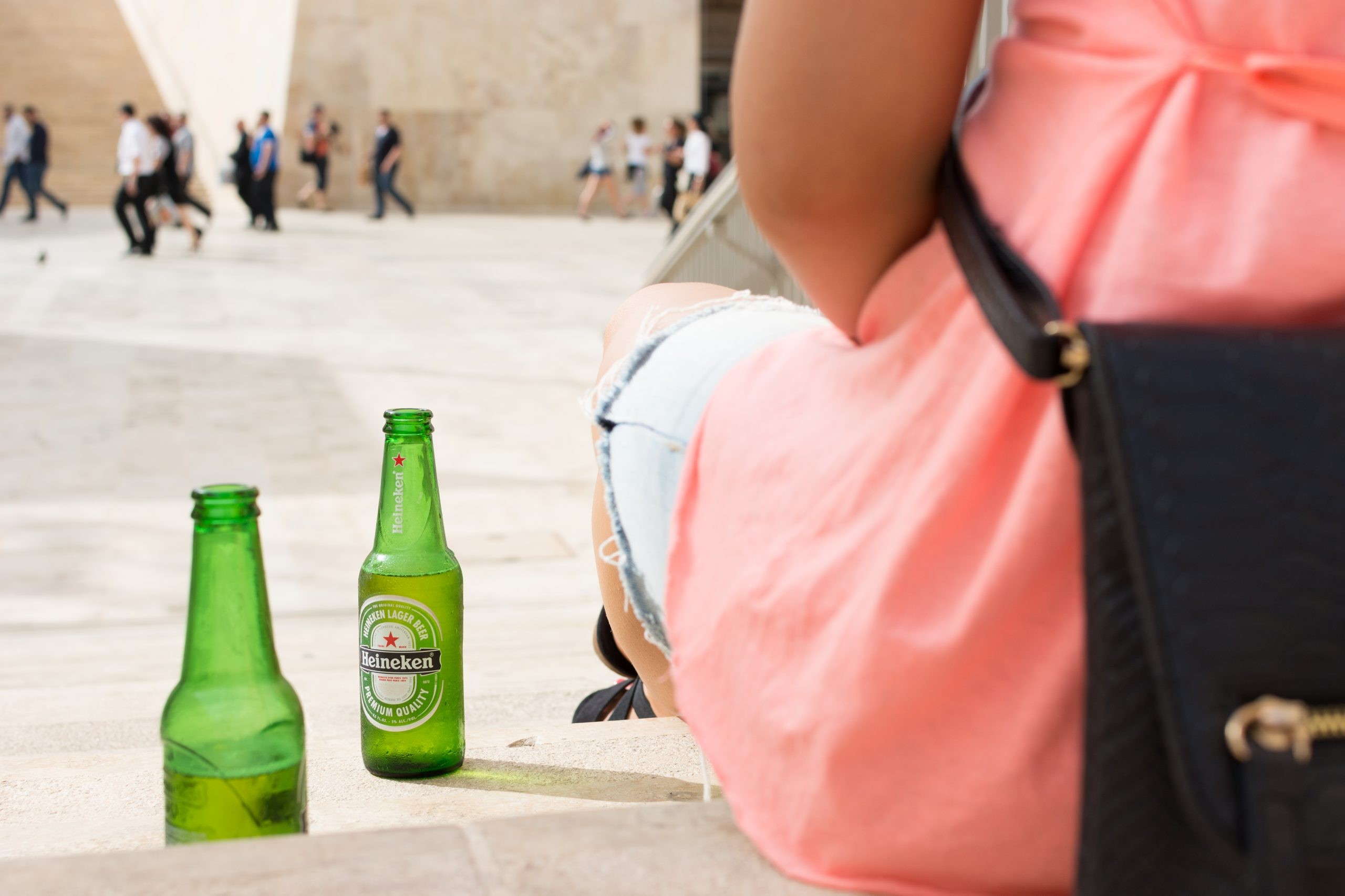 Garrafa de cerveja Heineken