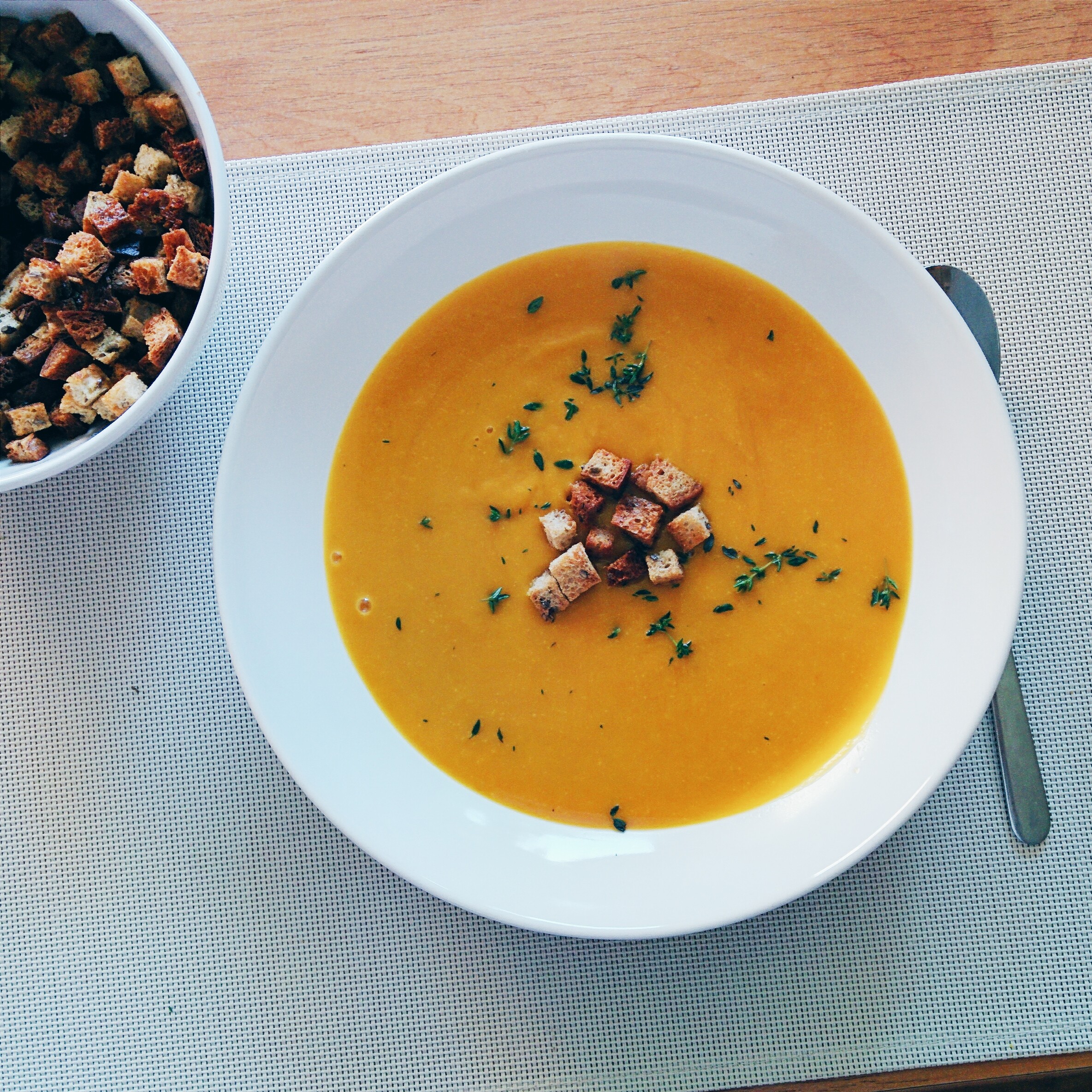 Sopa de calabaza Hokkaido