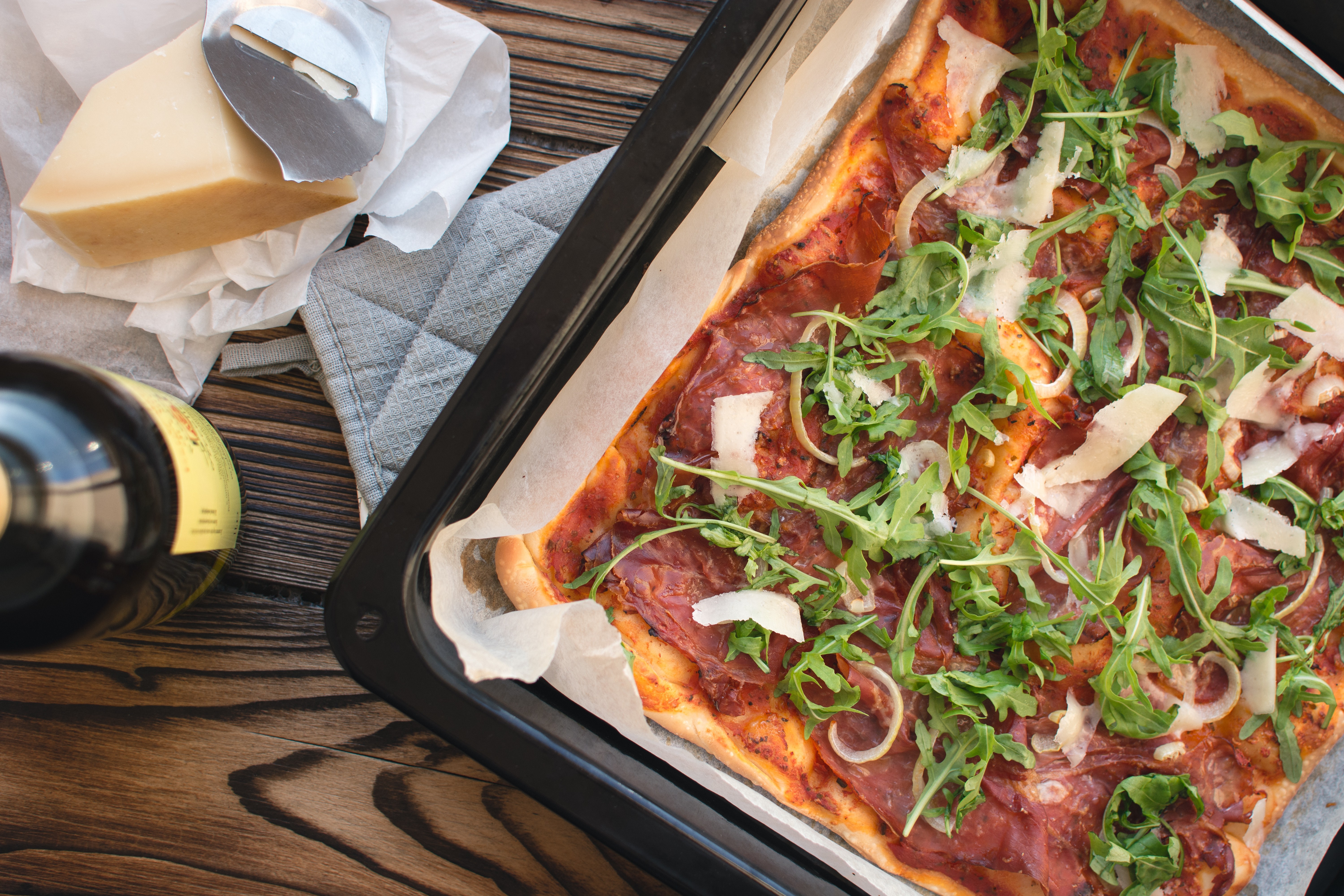 Homemade pizza