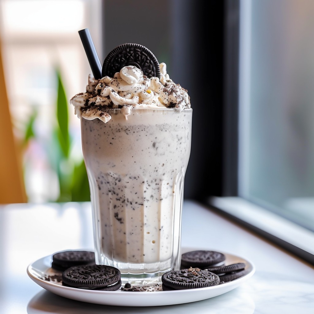 Irresistible Cookie Cream Milkshake Delight