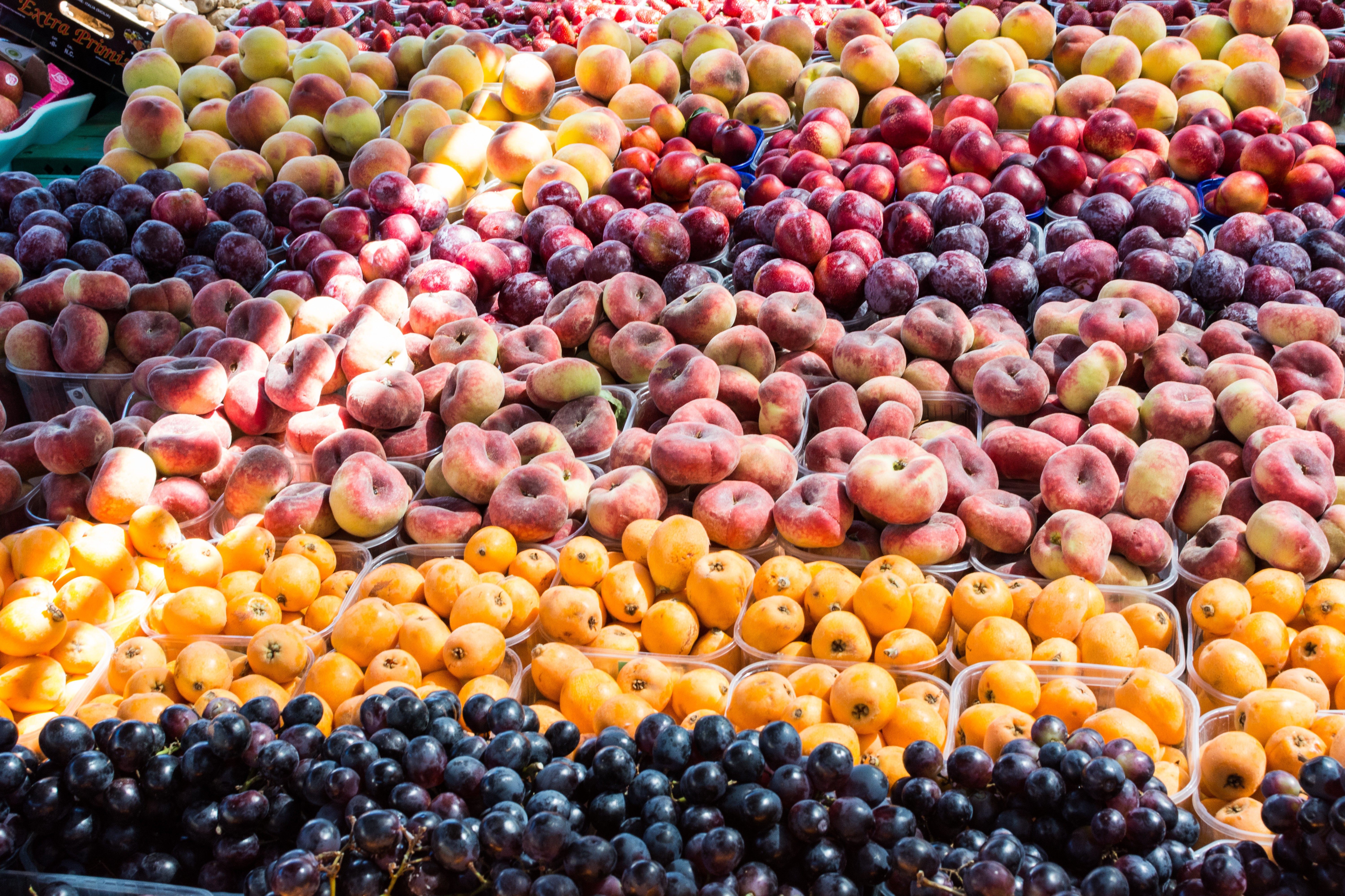 Local summer fruit market