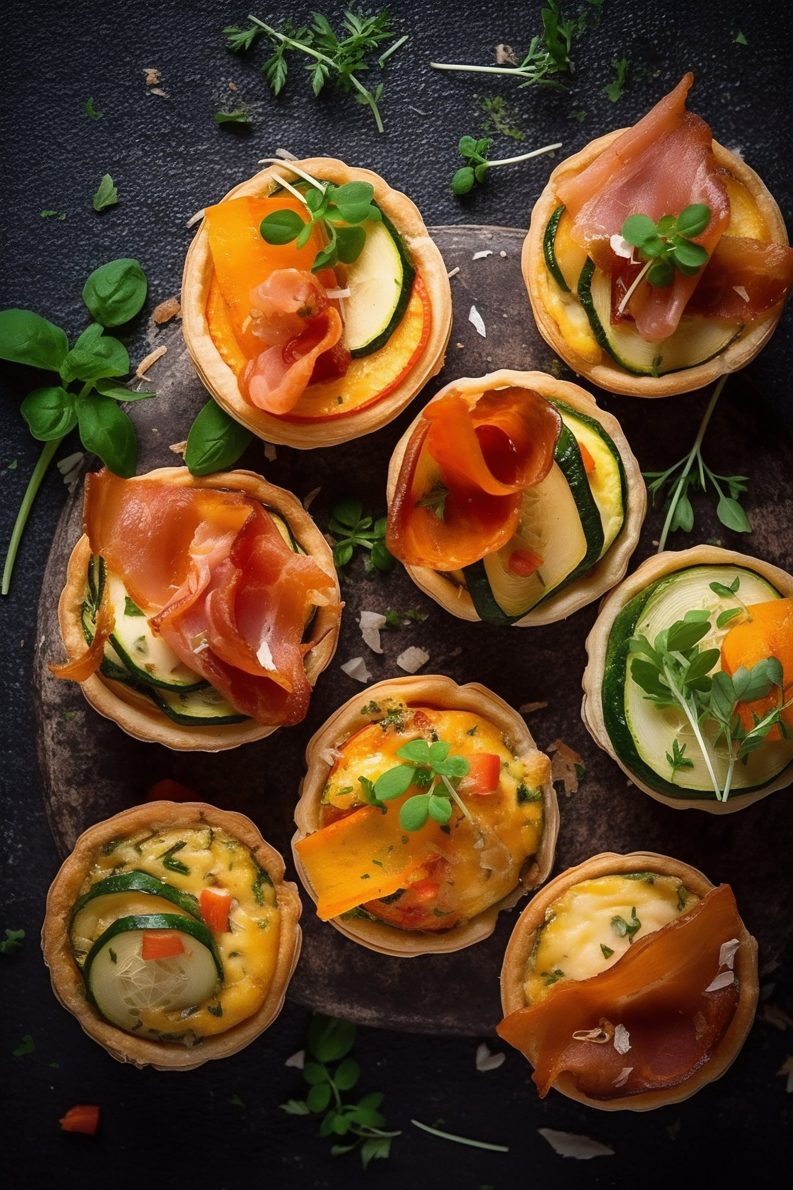 Mini quiches