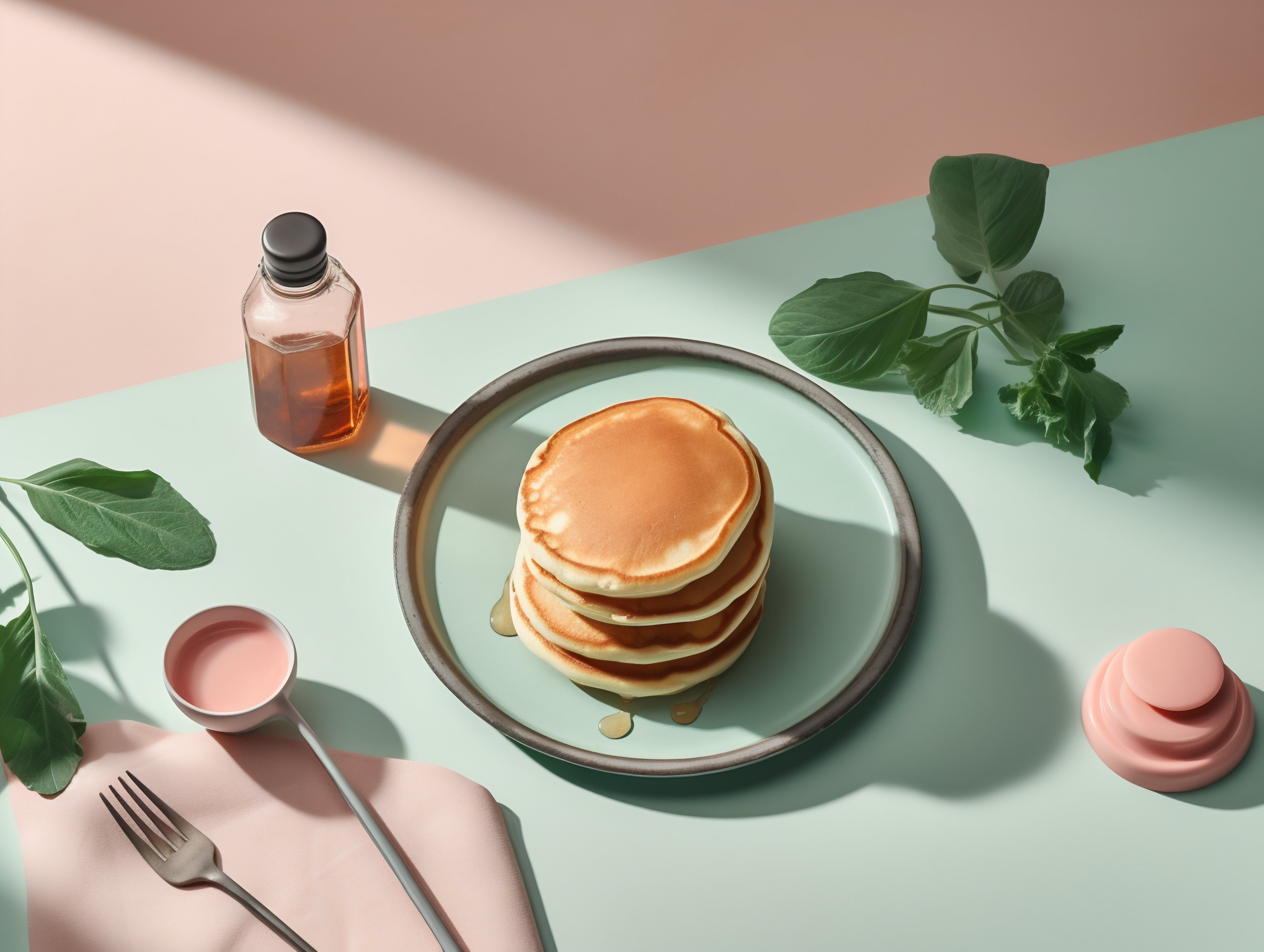 パンケーキの広告