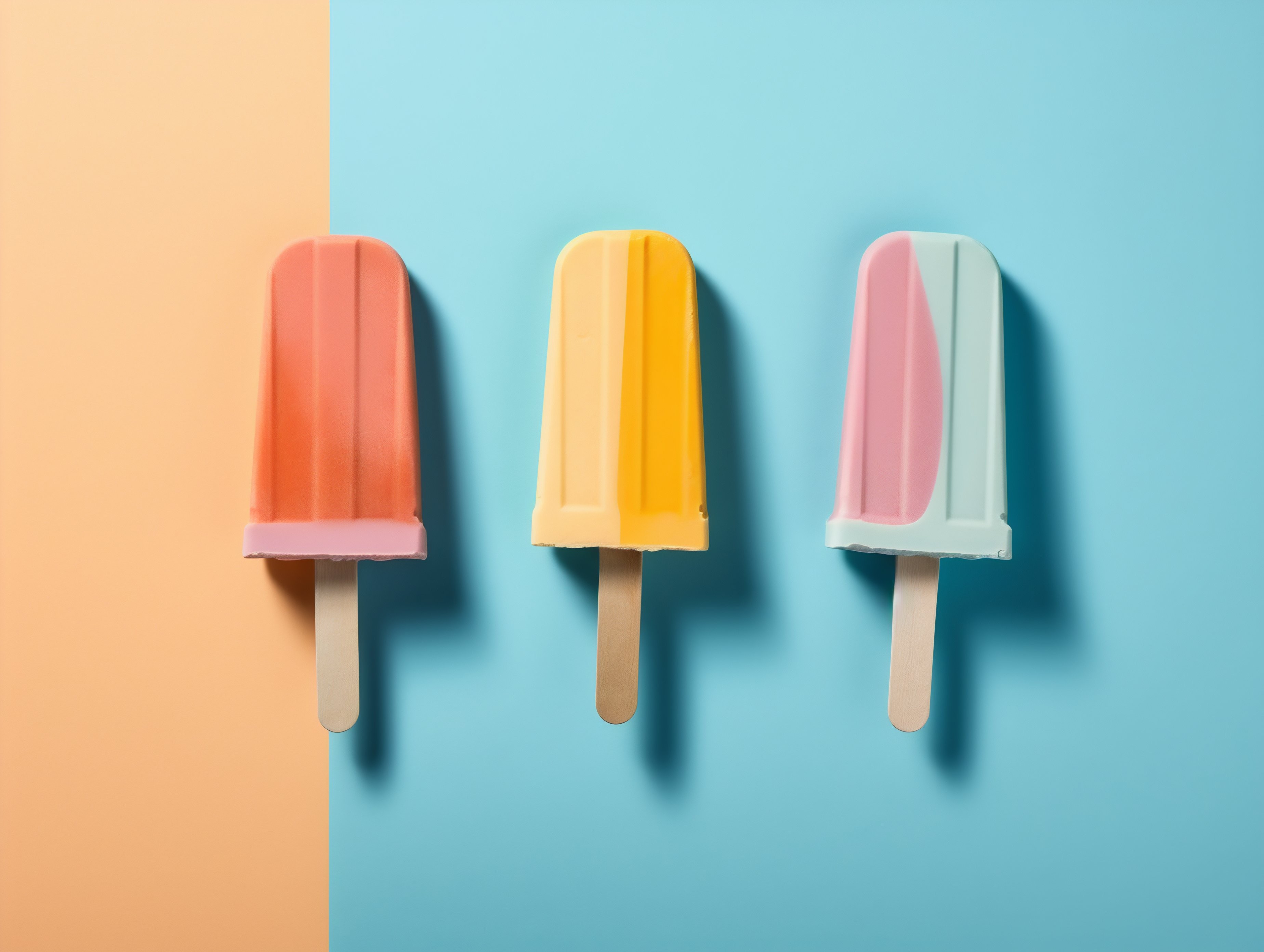 Pastel popsicles