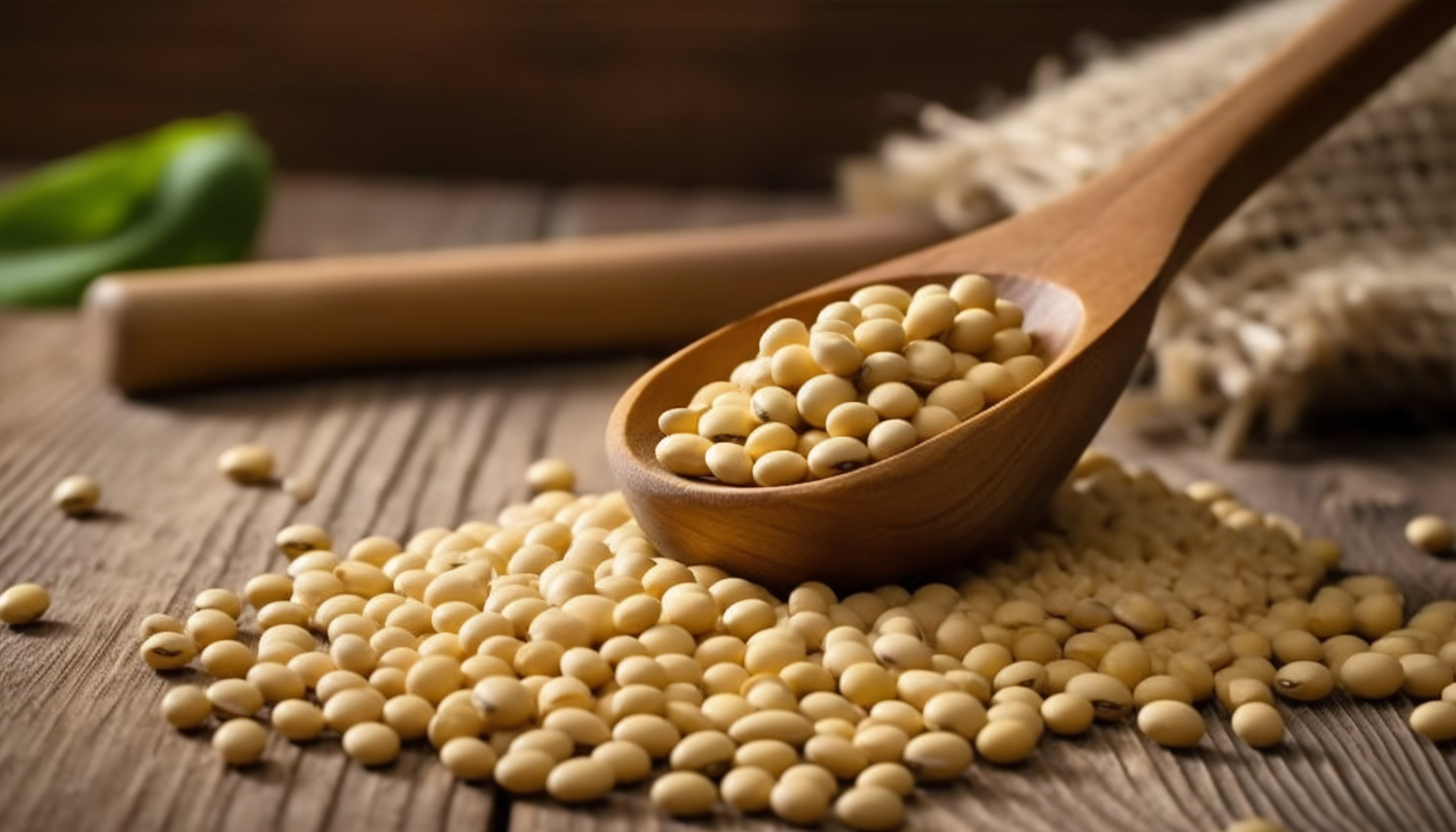 Dried soybeans