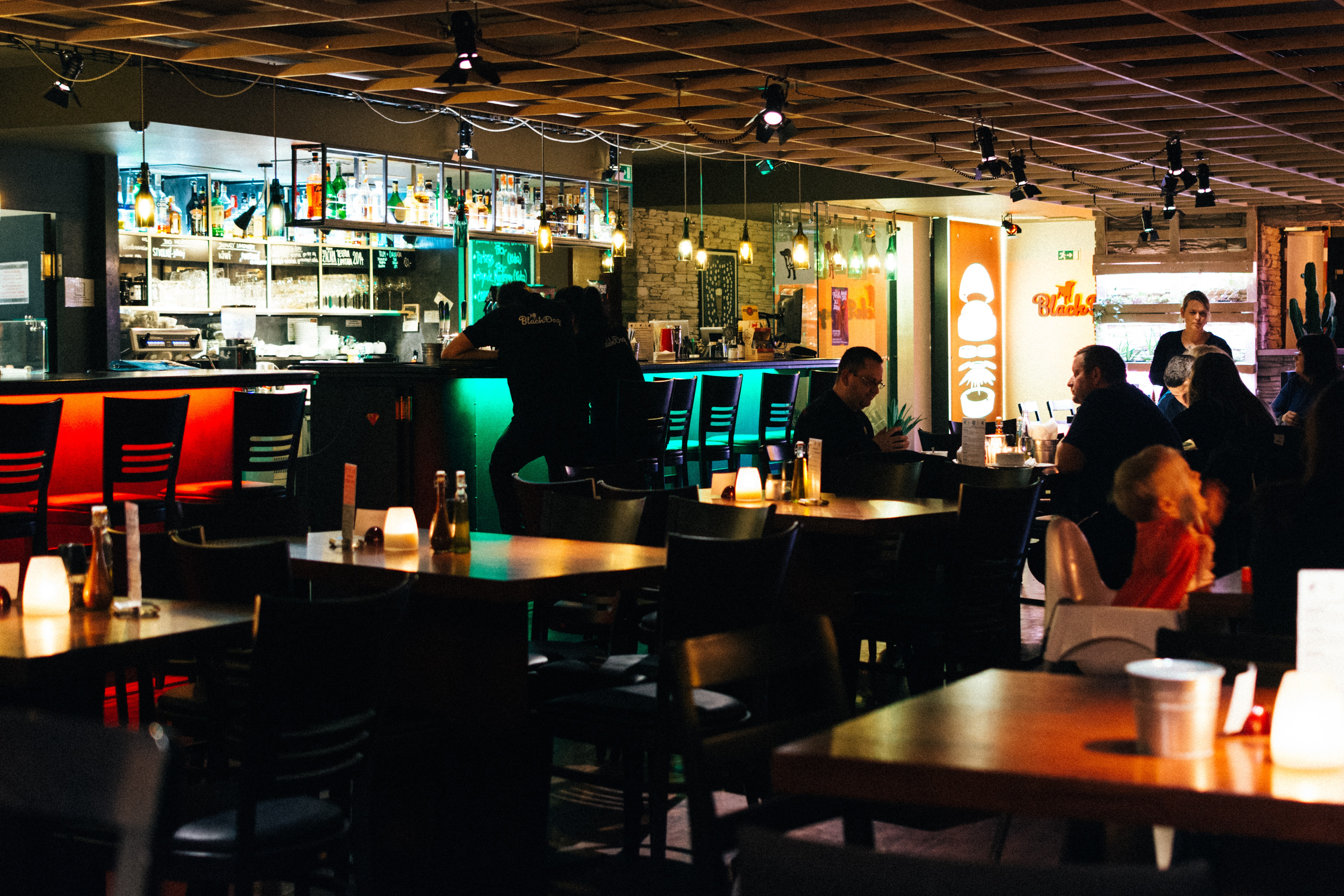 Restaurant's bar interior