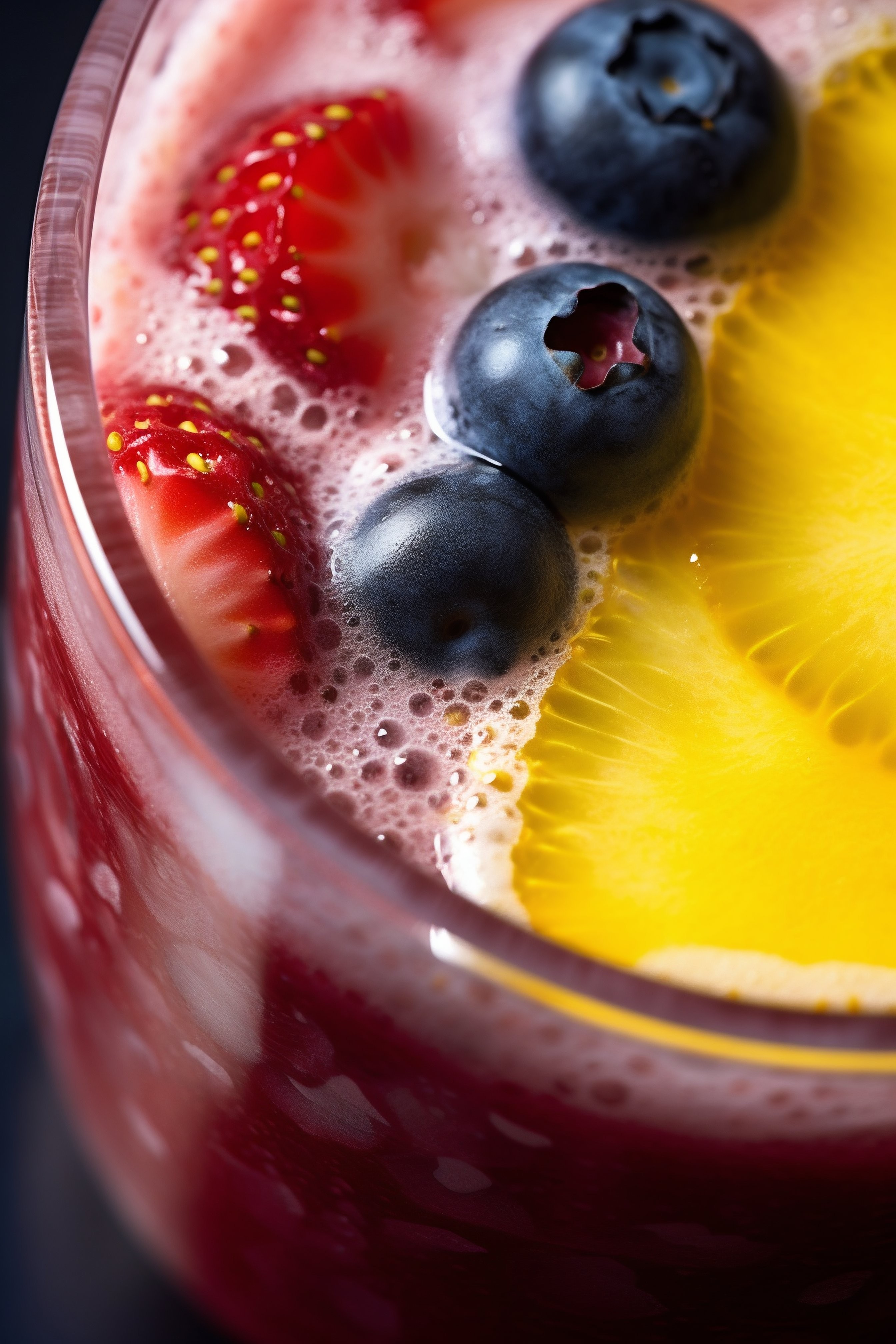 Close-up de smoothie