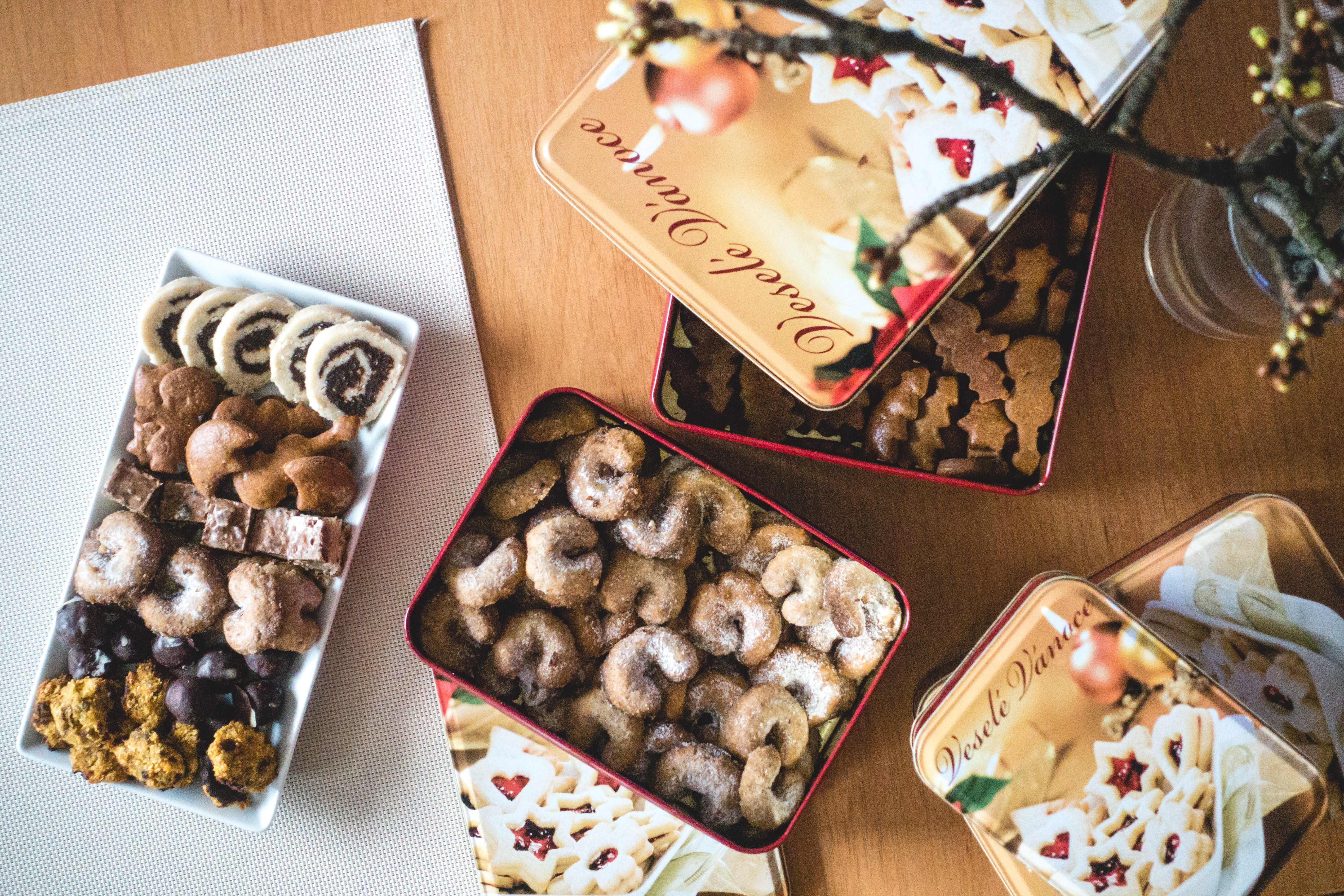 Traditional European Christmas homemade sweet pastry