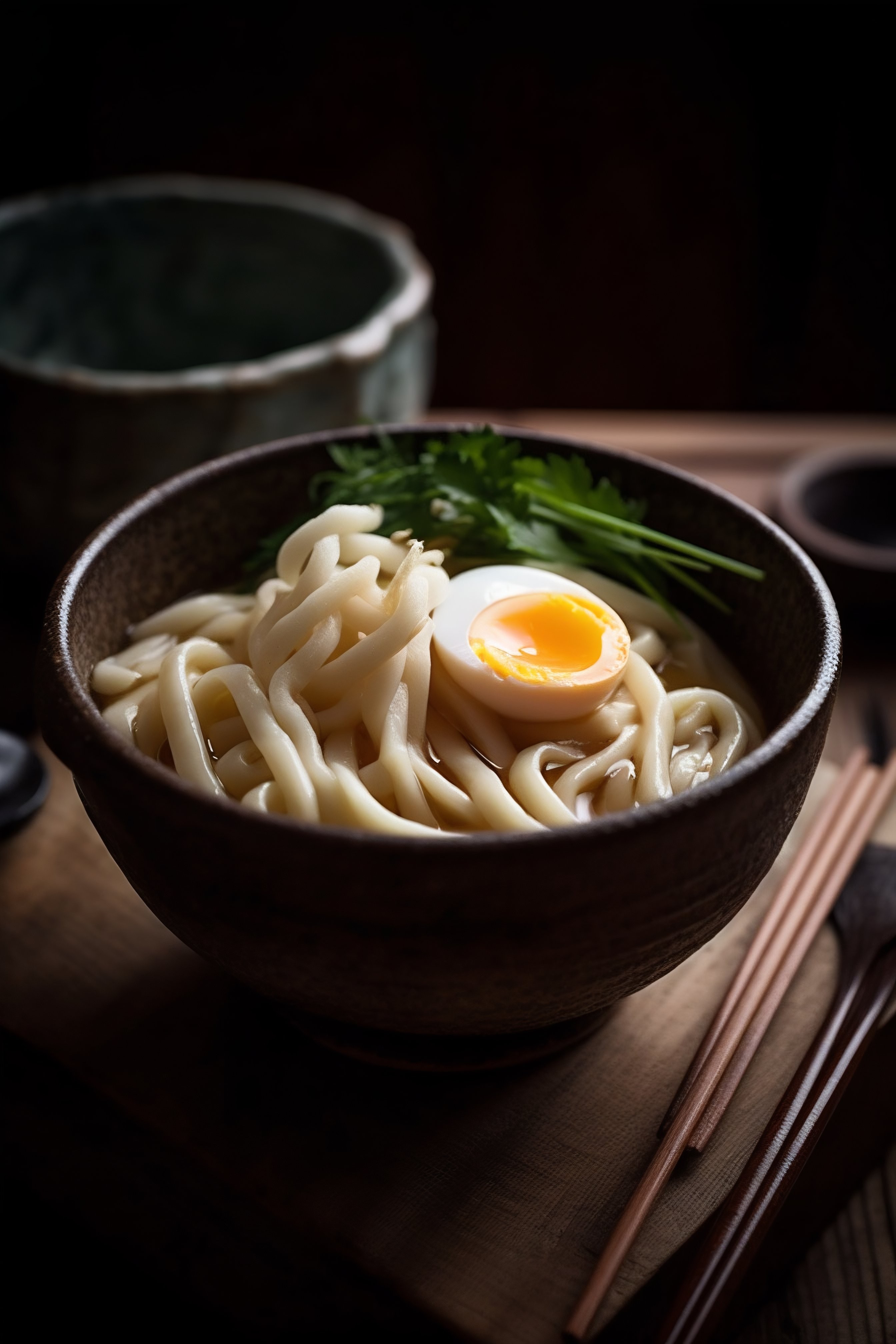 鸡蛋乌冬面