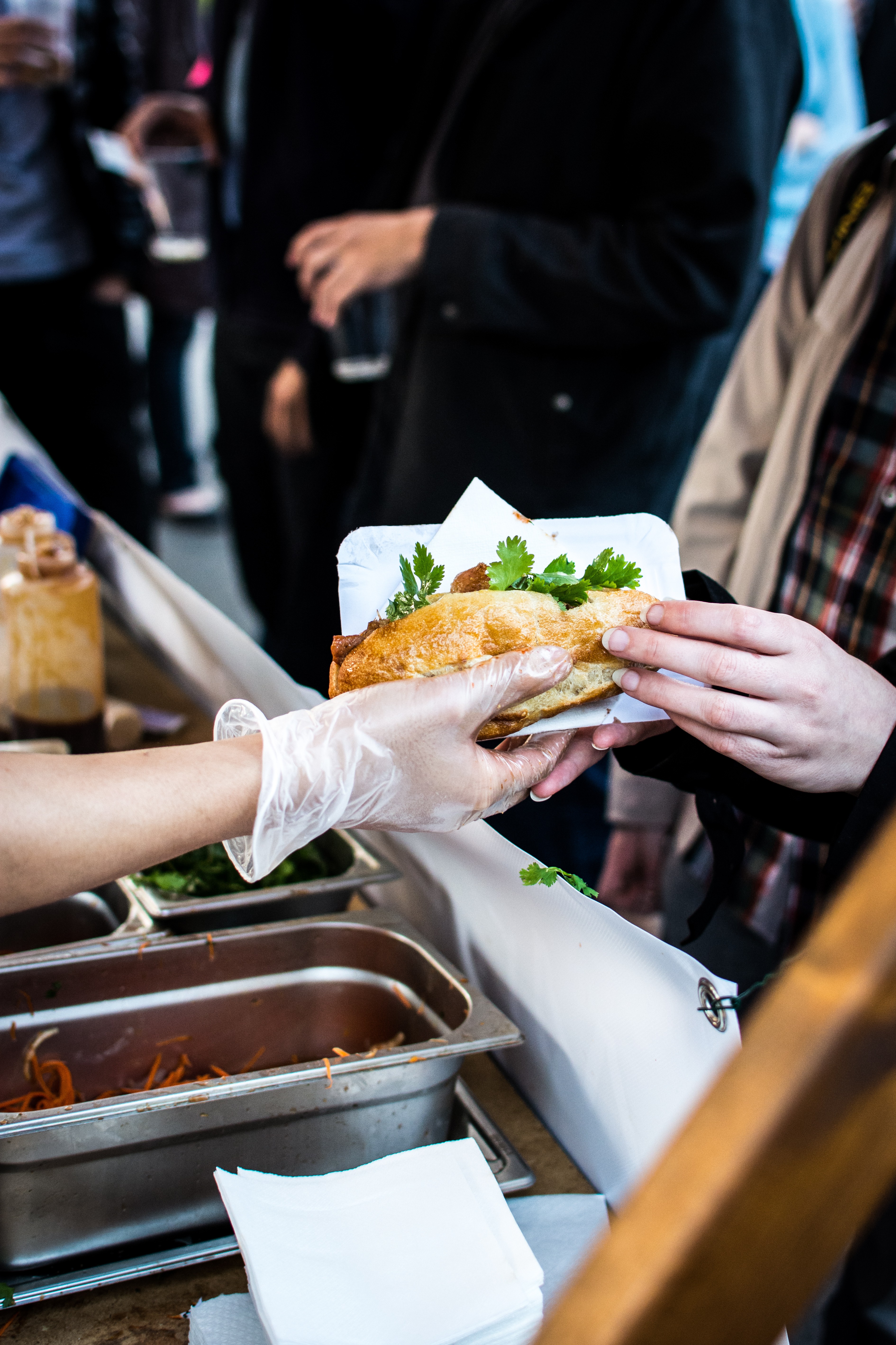 Banh Mi Vietnamita em festival de comida