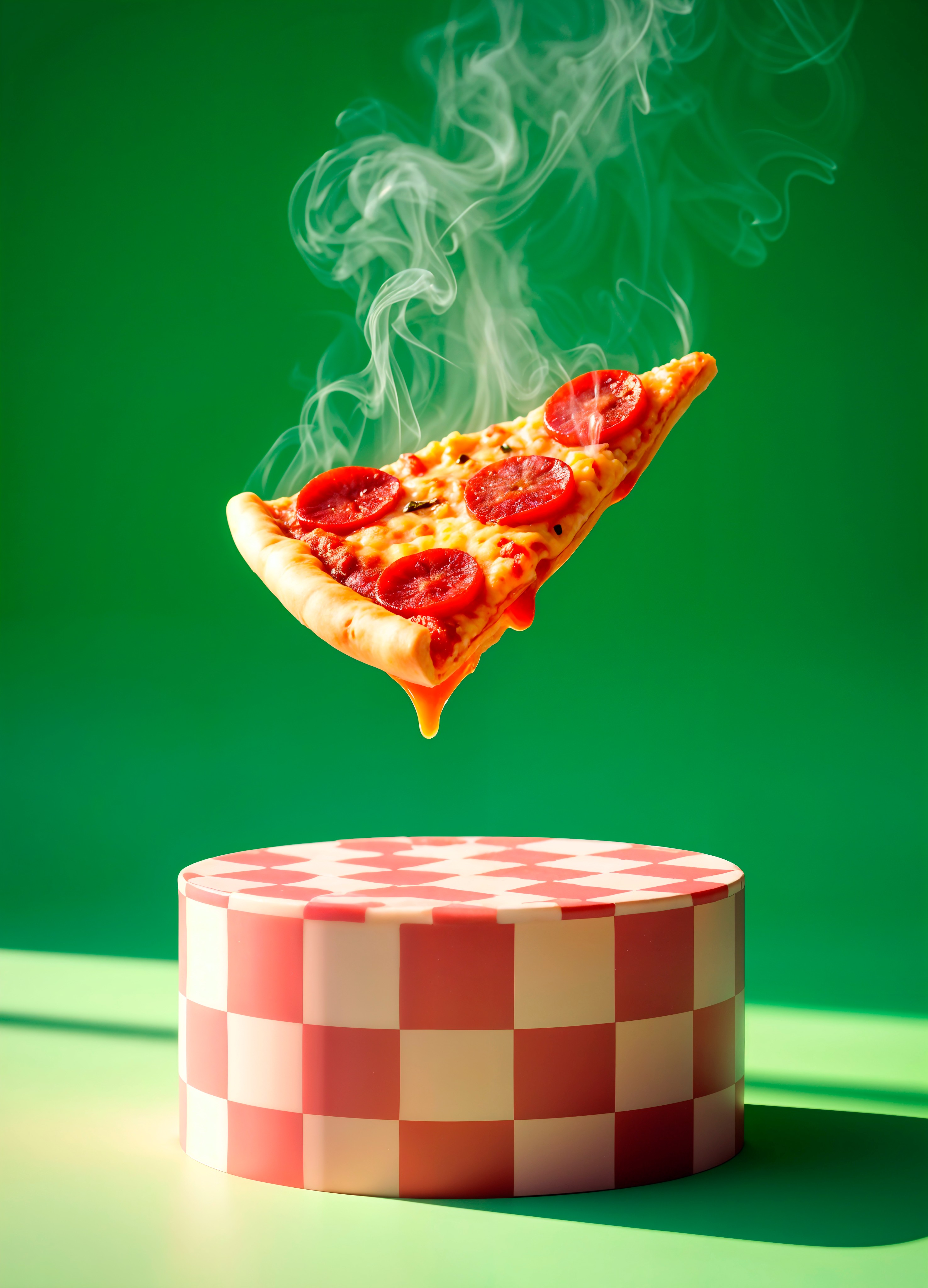 Deliciosa Pizza de Pepperoni com Queijo Derretido
