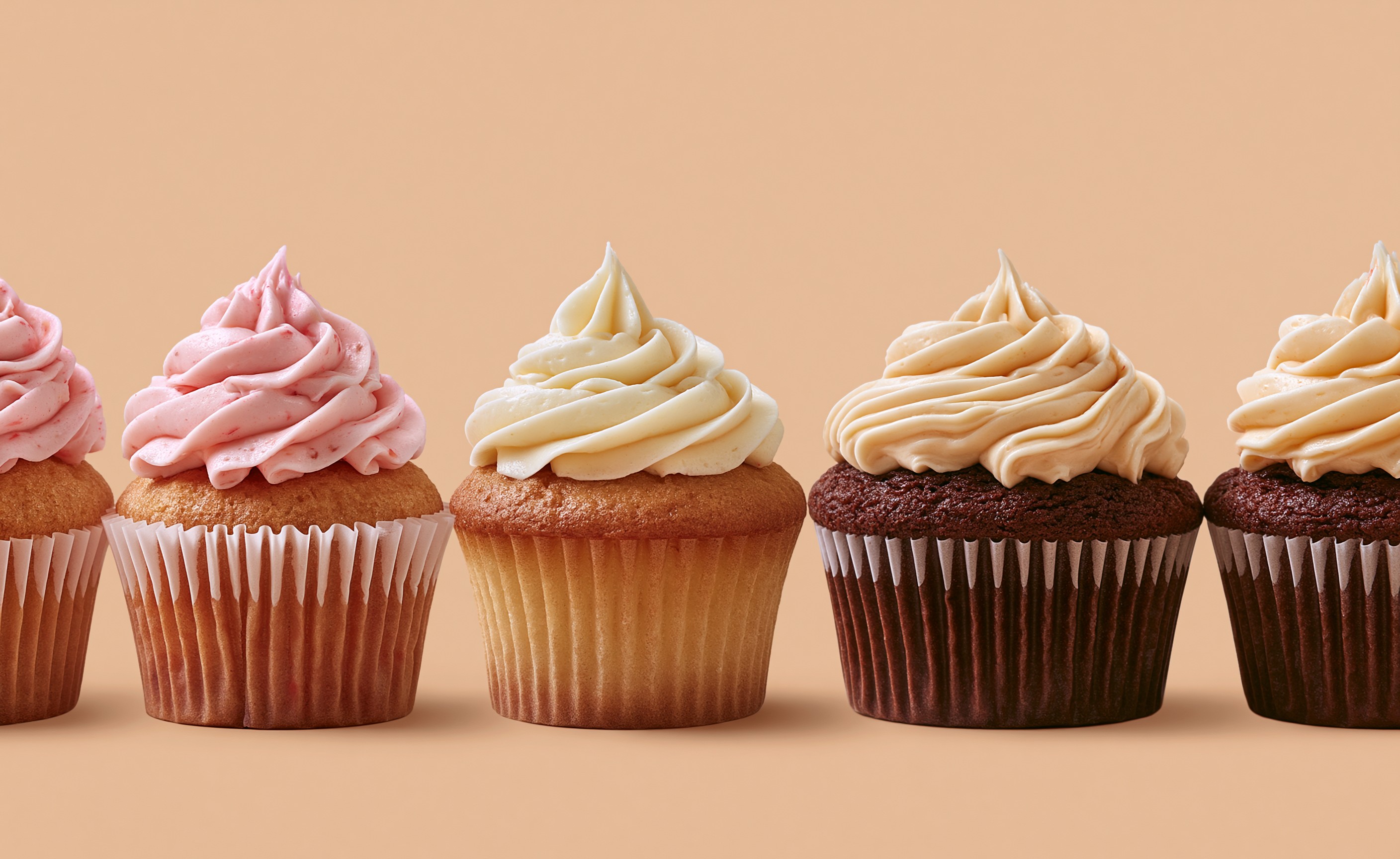 Delicious Cupcakes with Creamy Frosting