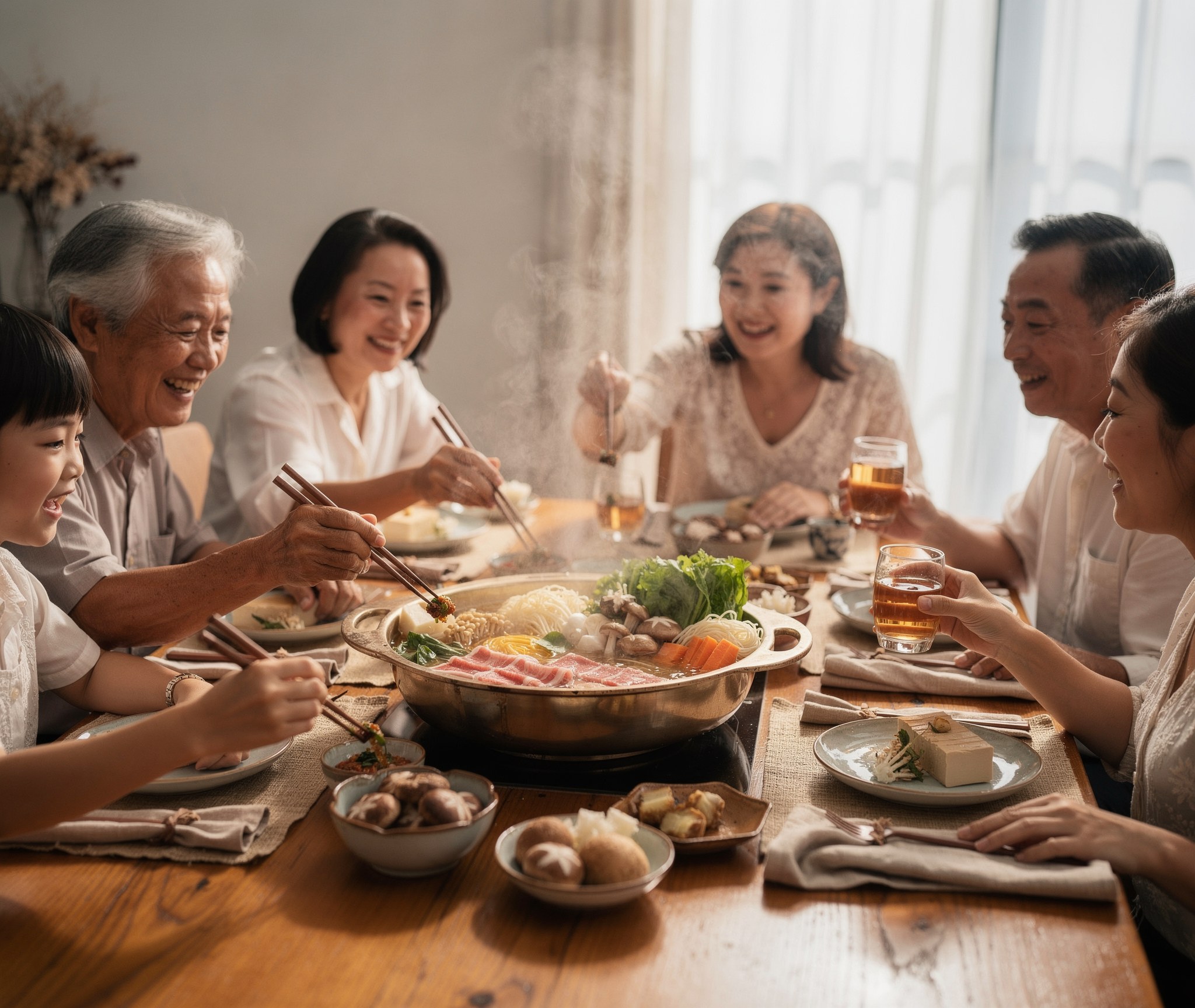 Delicious Family Hot Pot Gathering