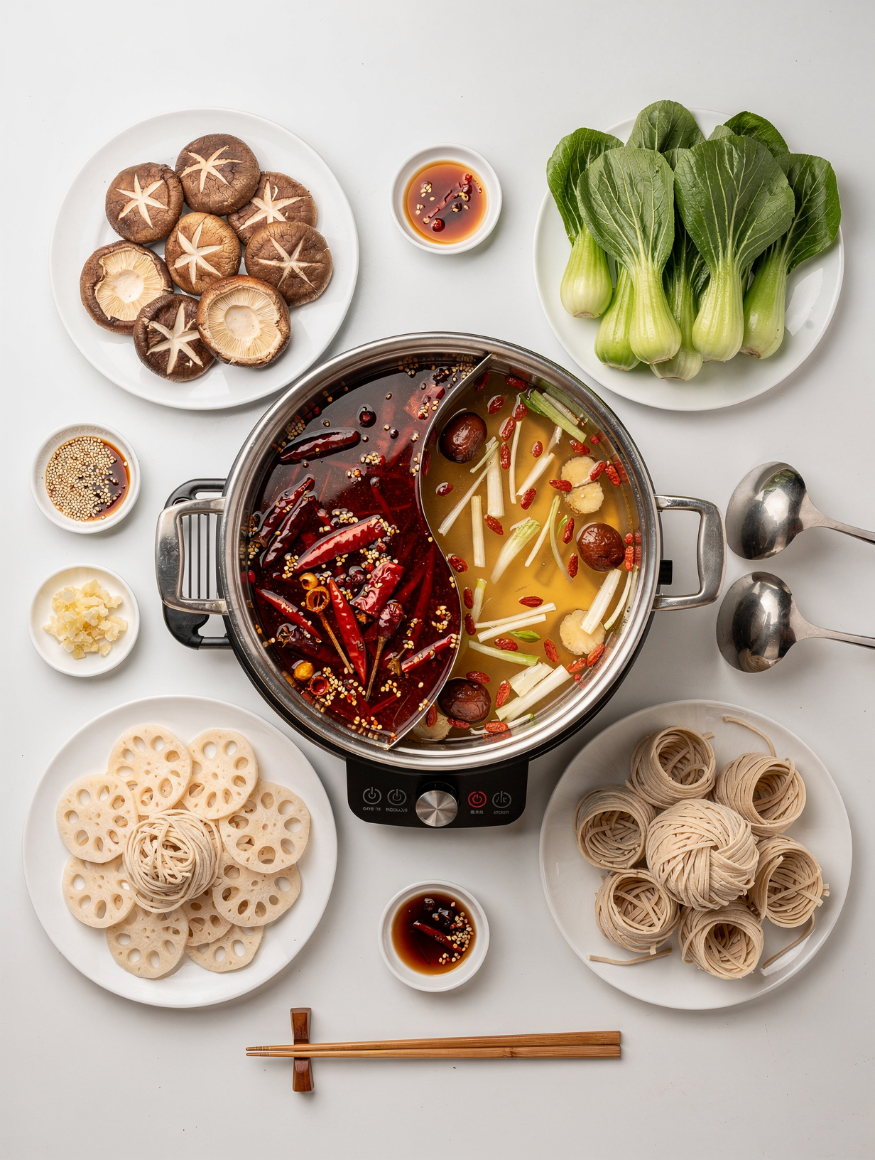Delicious Hot Pot with Fresh Ingredients