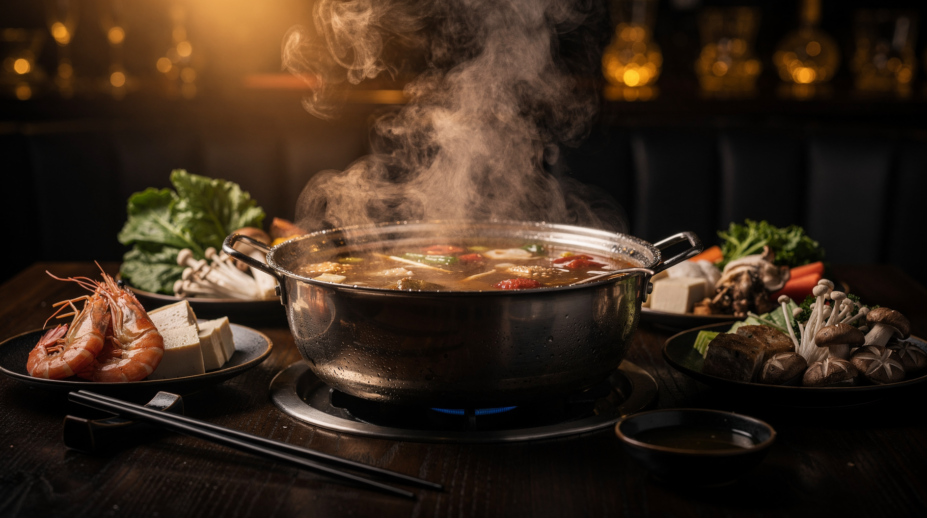 Delicious Hot Pot with Fresh Ingredients