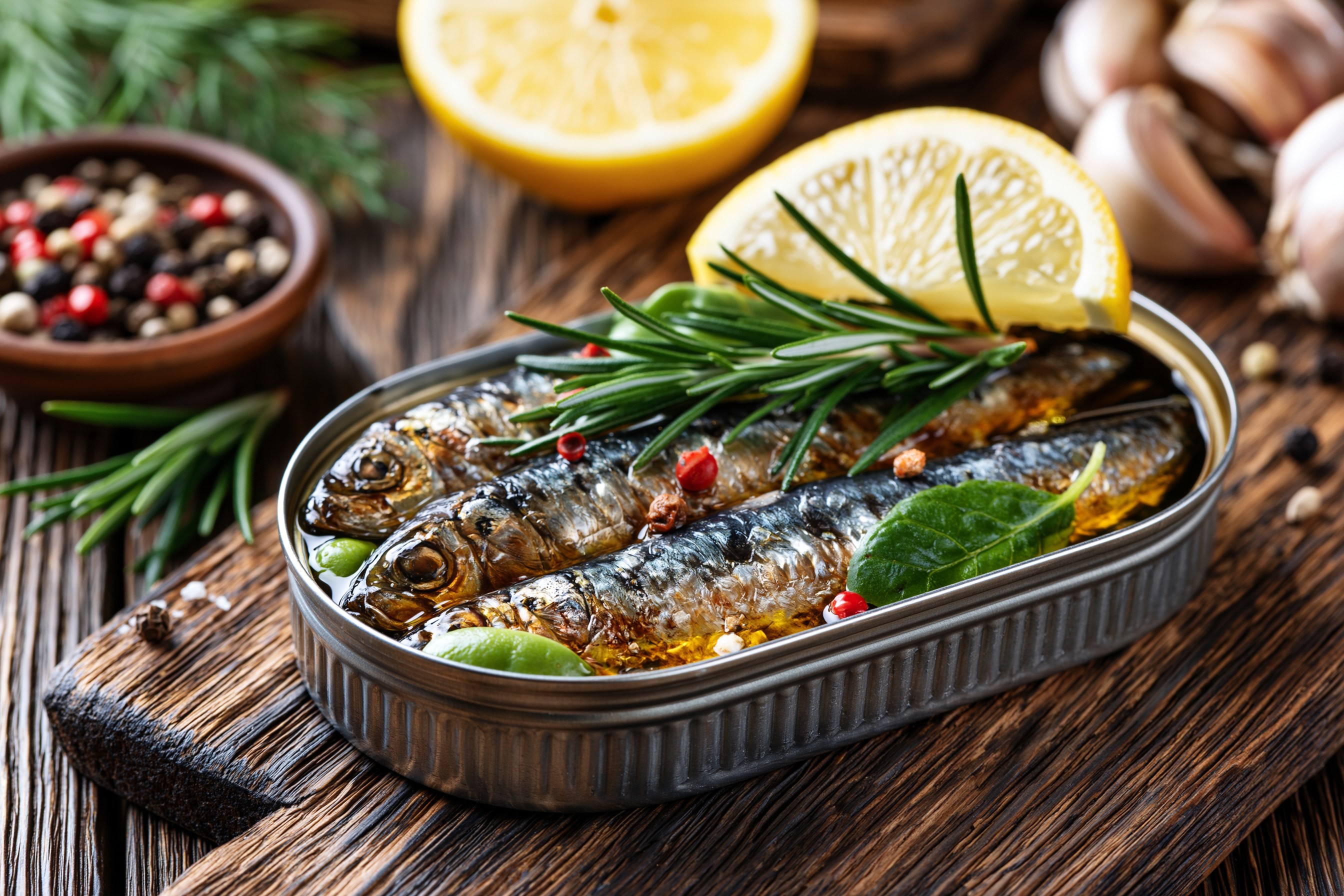 Delicious Sardines in Olive Oil with Herbs
